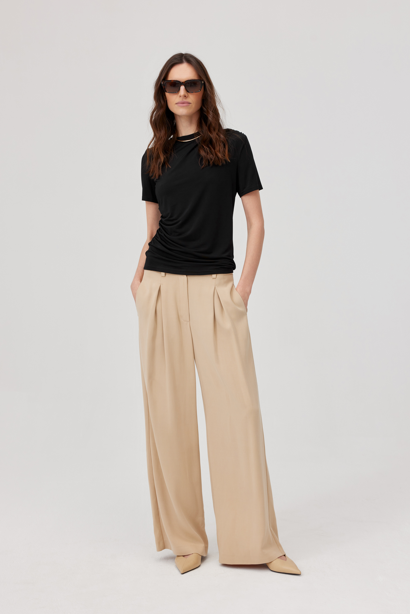 Rick Viscose Blouse Black