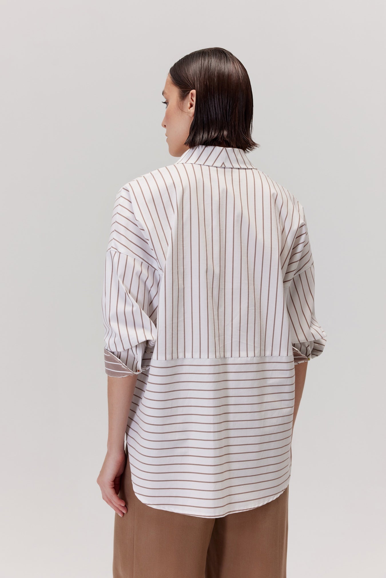 Arte Shirt With White Stripes