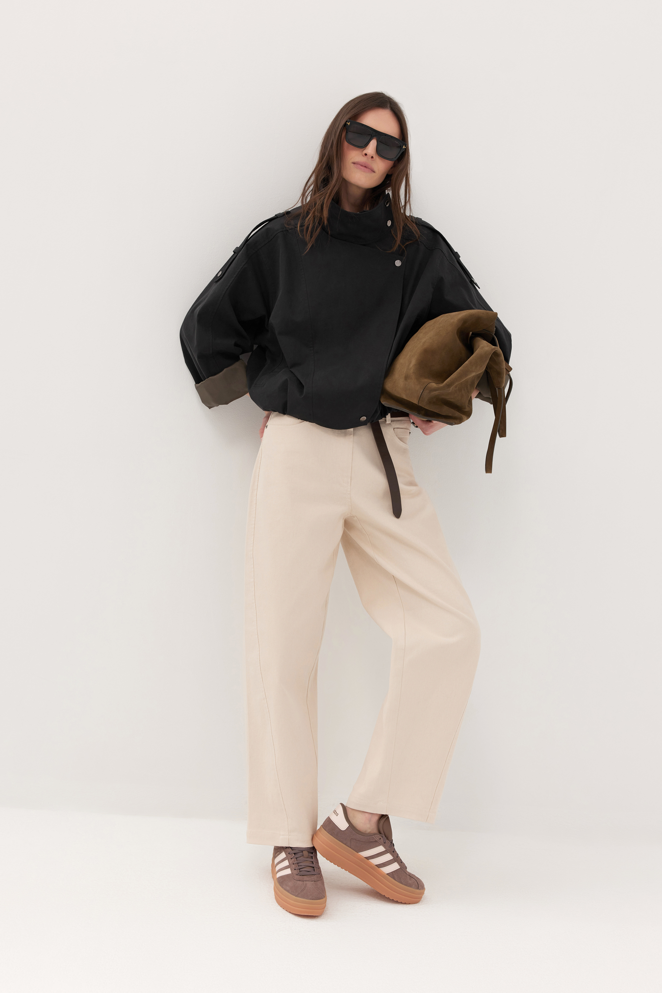 Arni Oversized Black Jacket