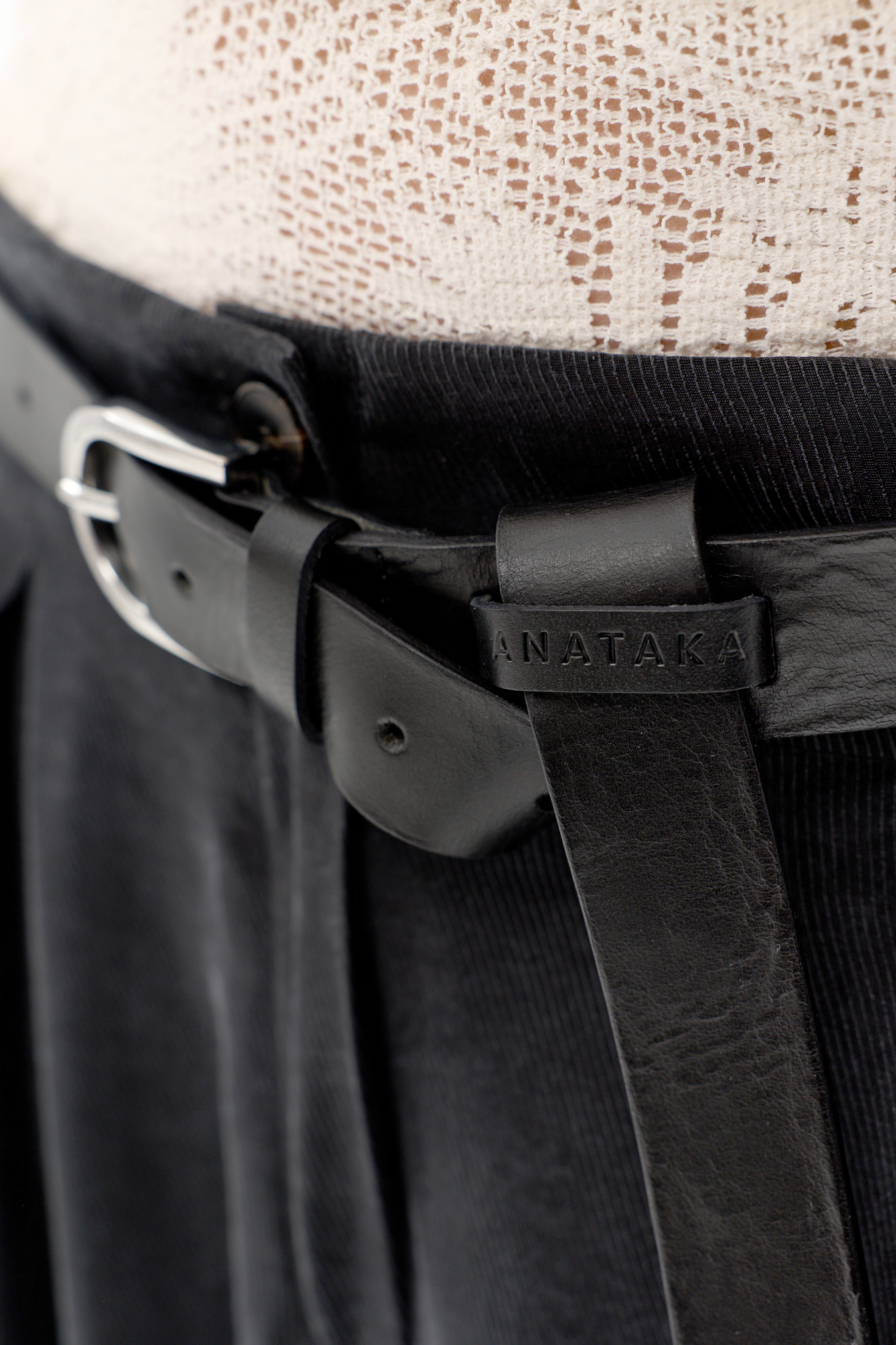 Calvo leather belt