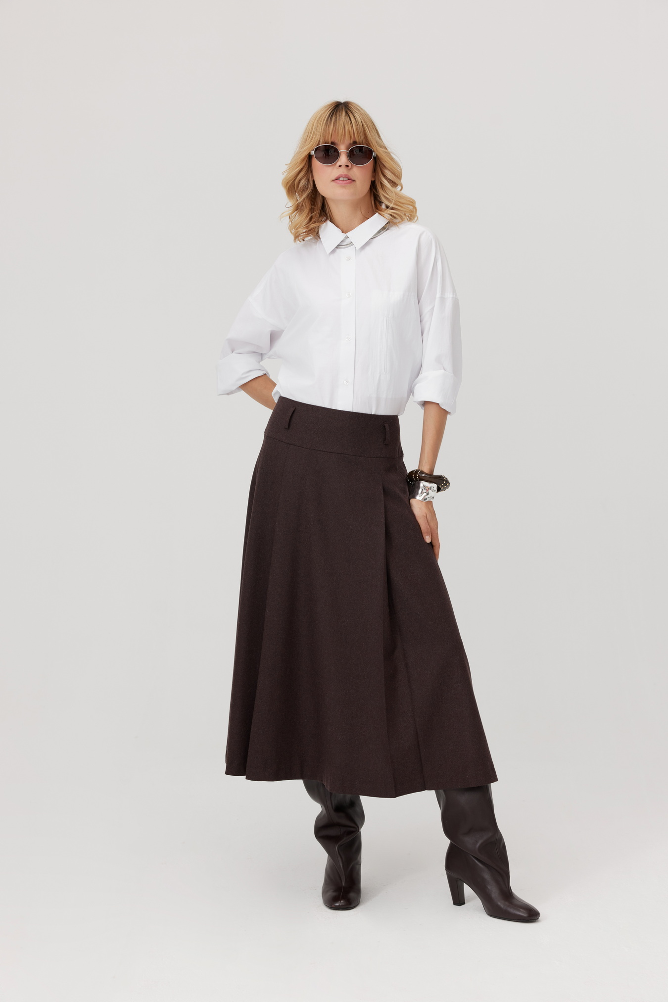 Lorris Oversize Hemd Weiß
