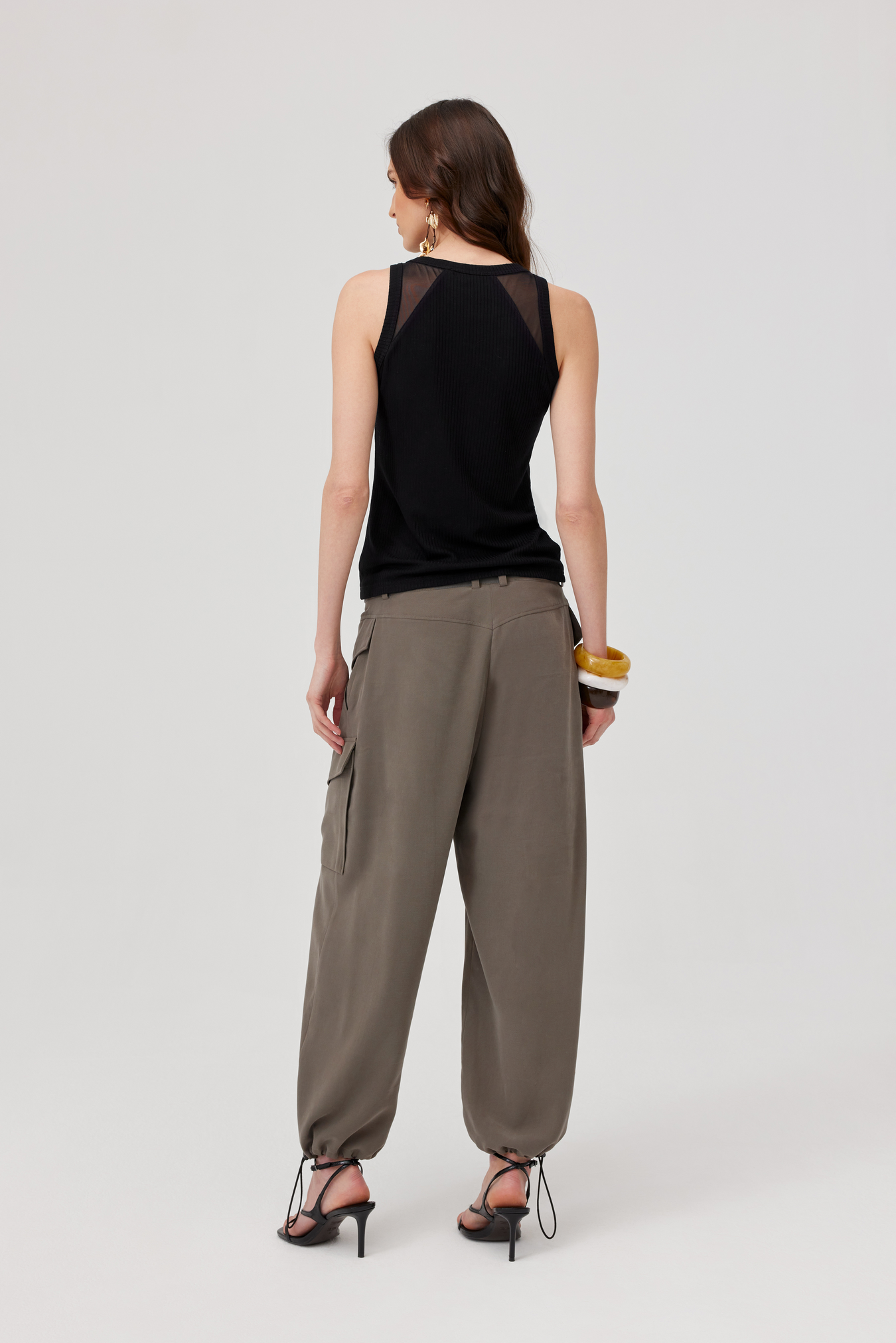 Miray Black Viscose Top
