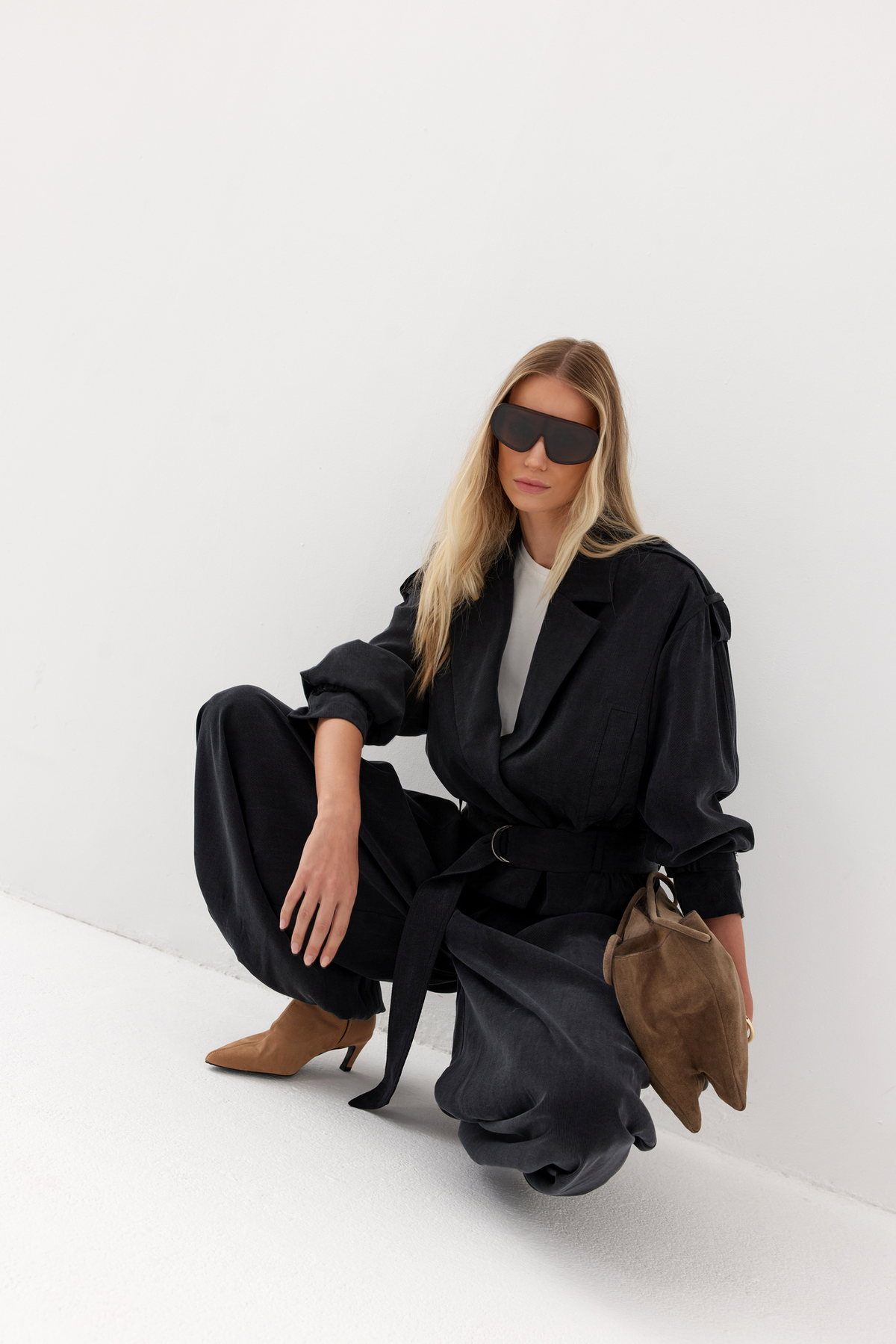 Farrell Black Lyocell Jacket