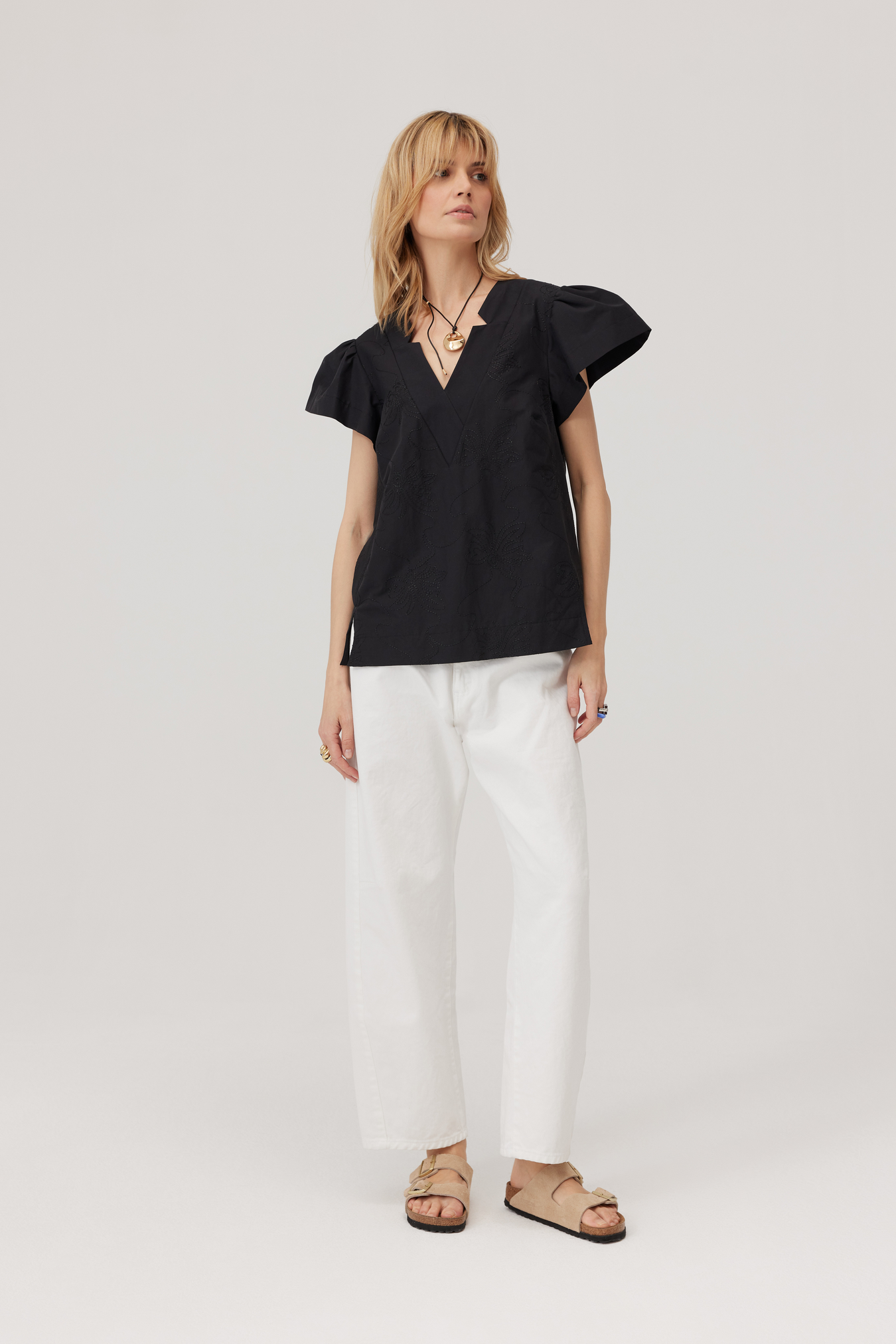 Dreamer Blouse With Ruffle