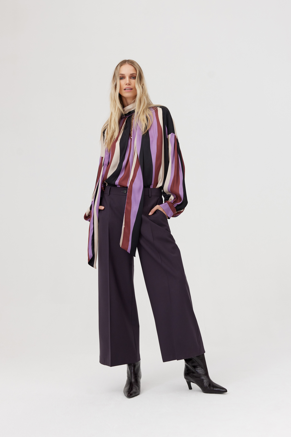 Falun Striped Blouse