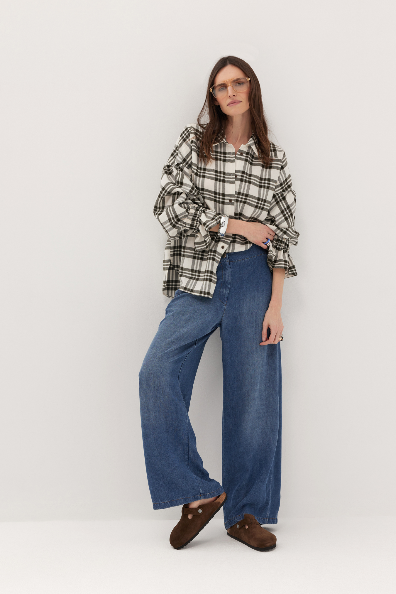 Stylish Checked Blouse Liv