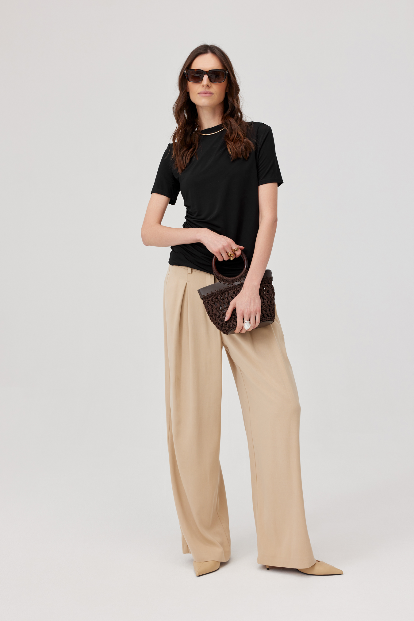Rick Viscose Blouse Black