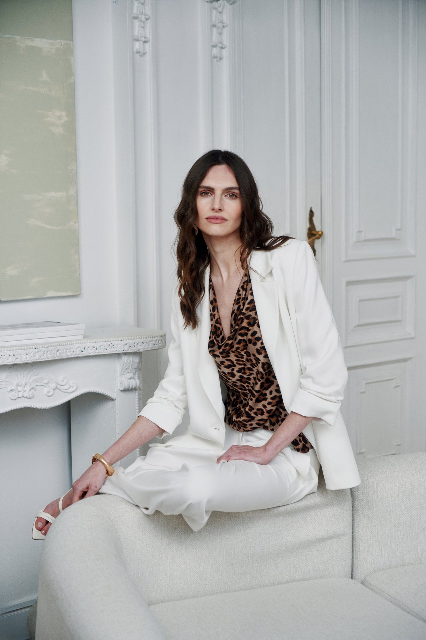Edgar White Suit Trousers