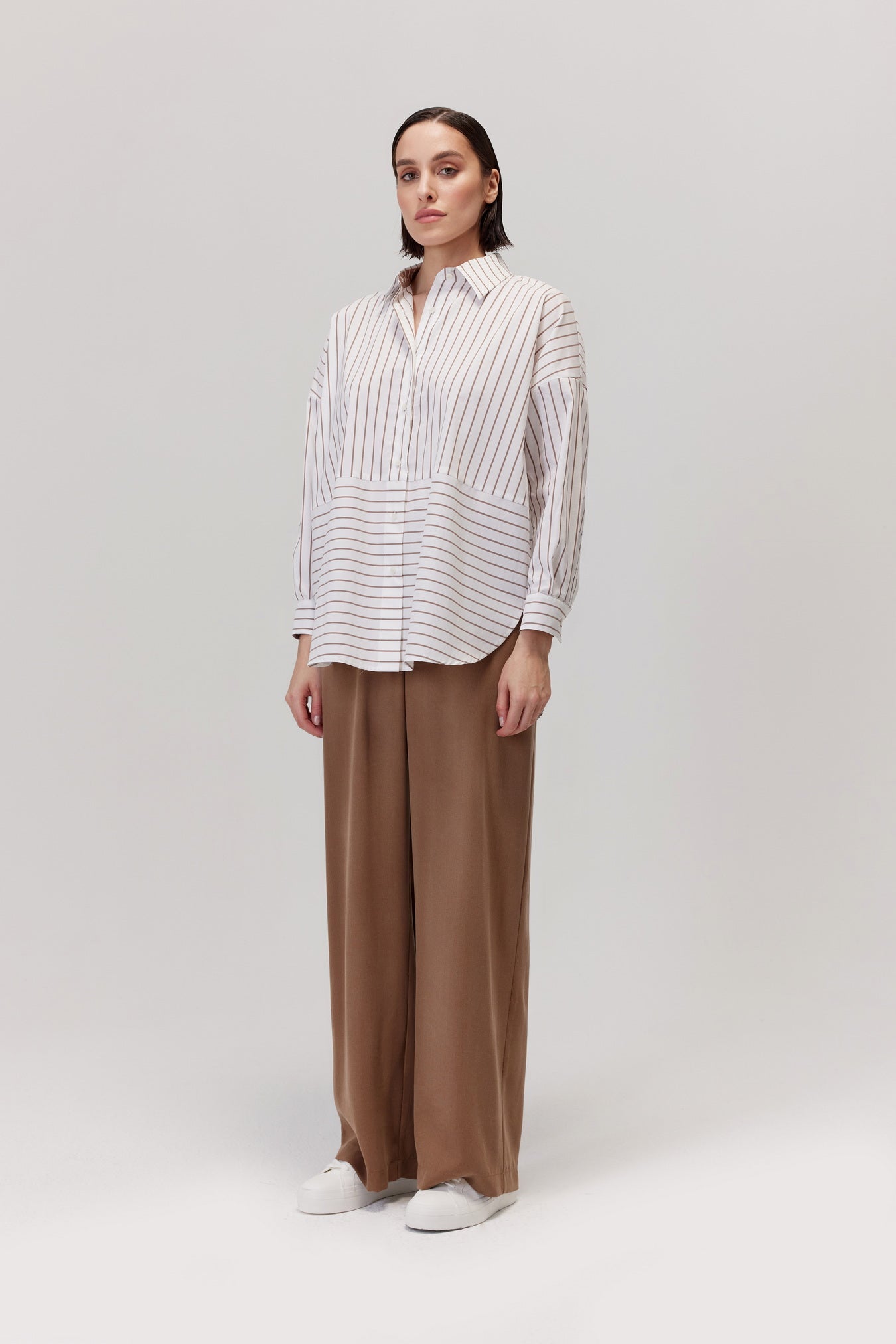 Arte Shirt With White Stripes