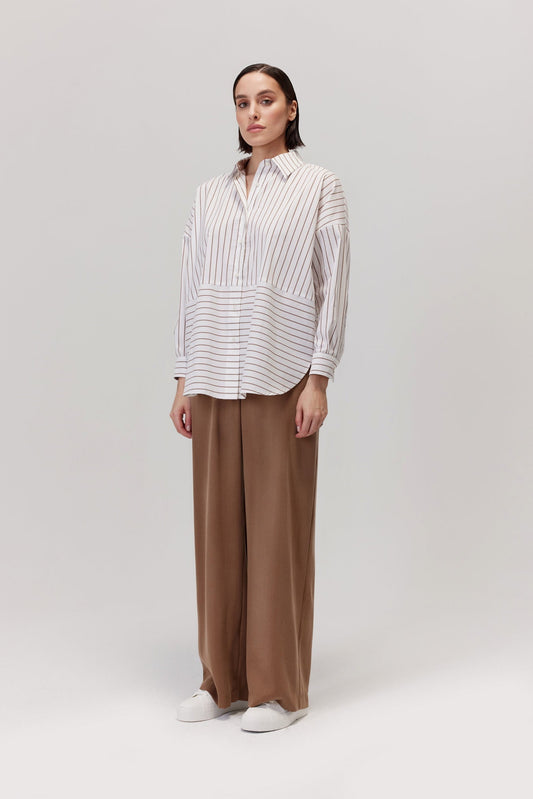 Arte Shirt With White Stripes