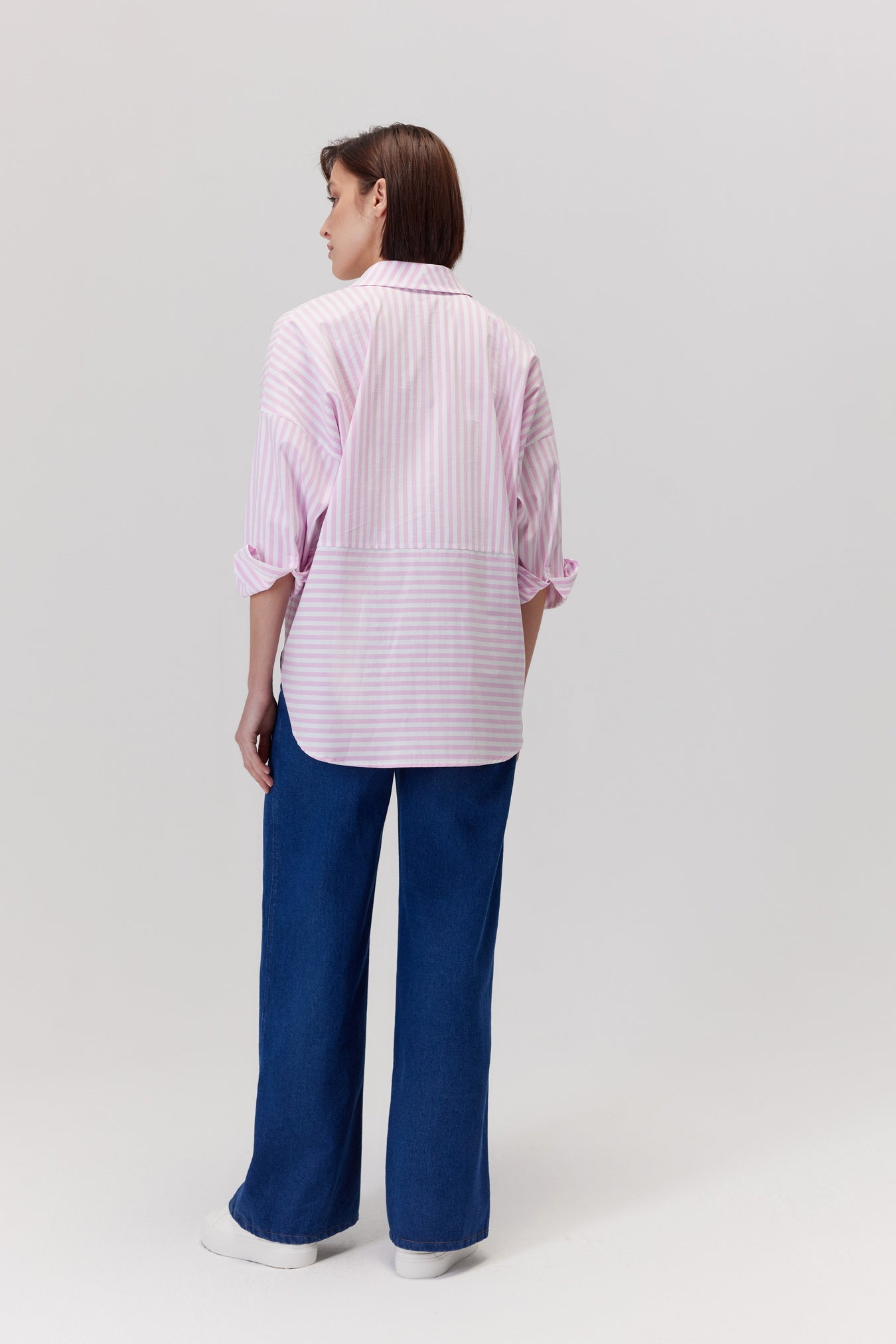 Arte Shirt With Pink Stripes