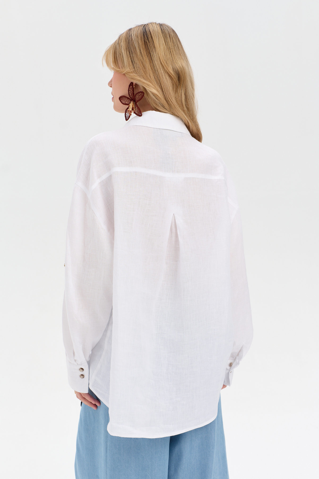 Delgado White Linen Shirt