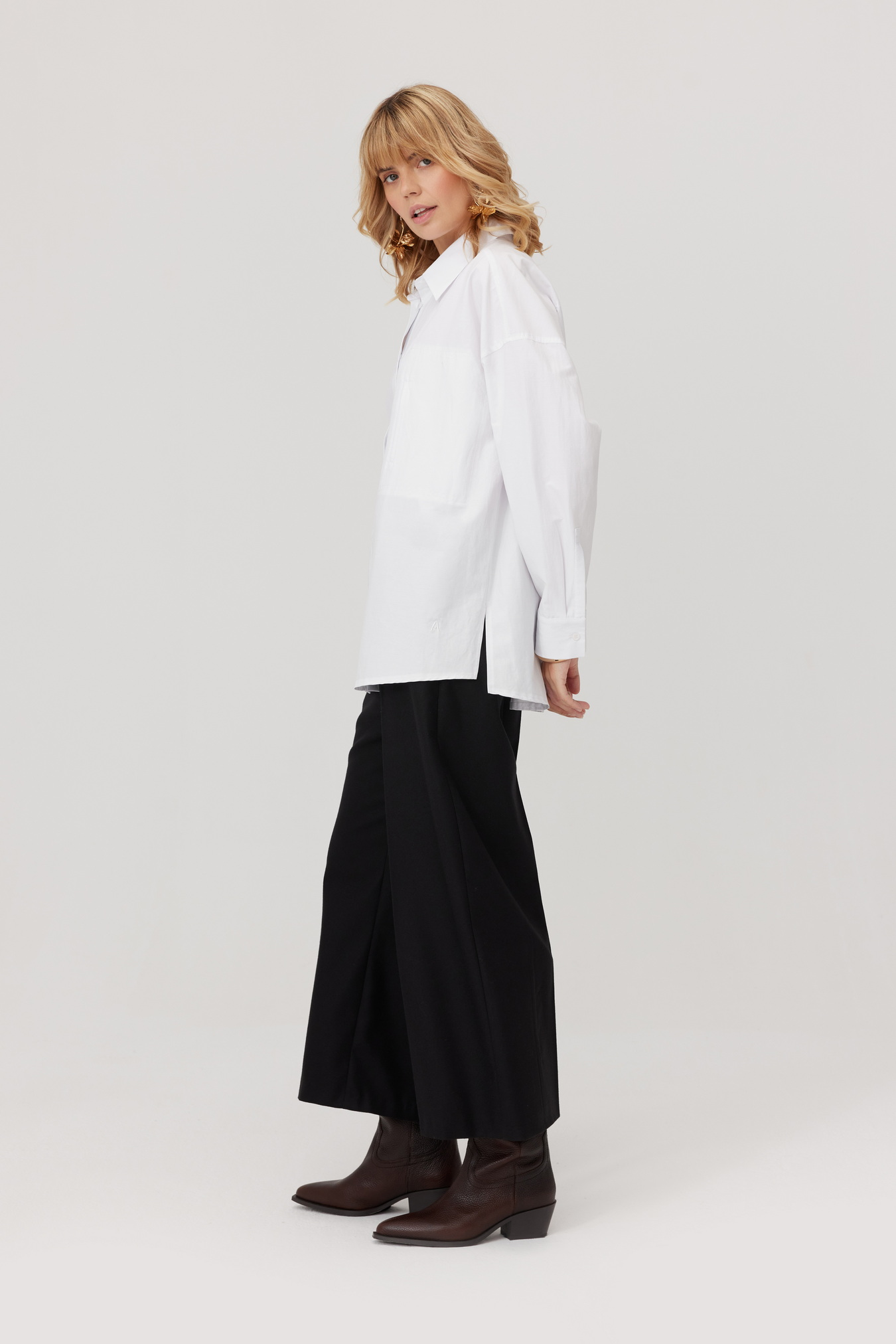 Lorris Oversize Hemd Weiß