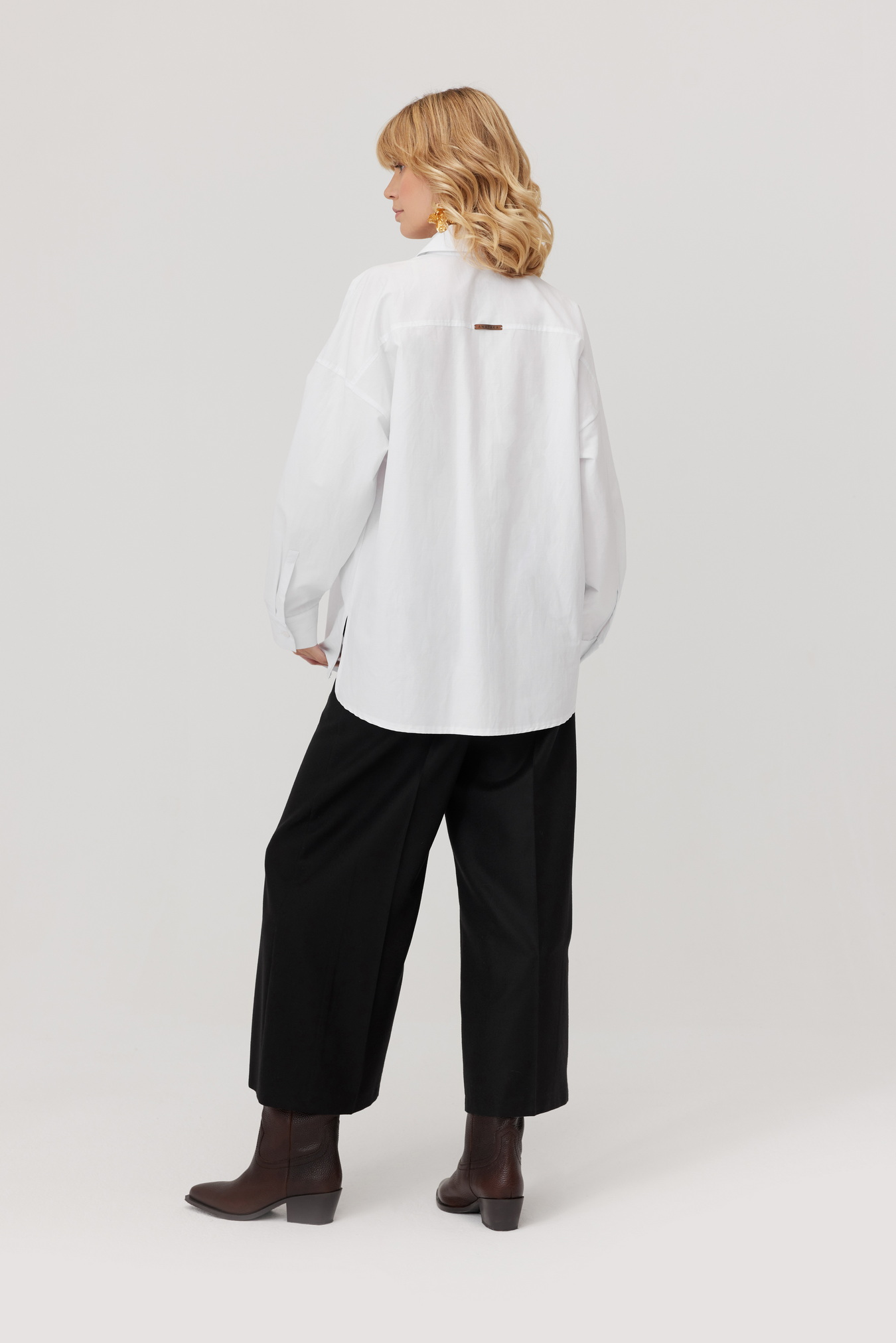 Lorris Oversize Hemd Weiß