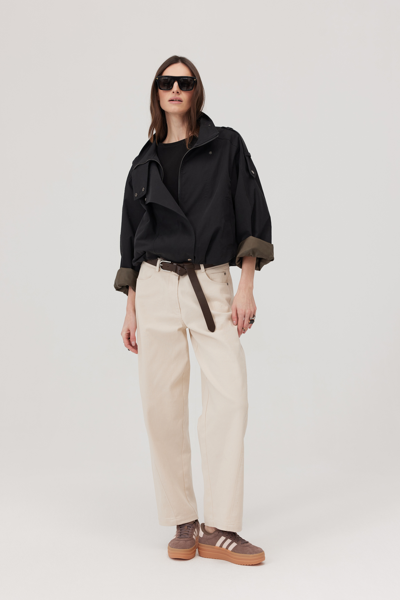 Arni Oversized Black Jacket