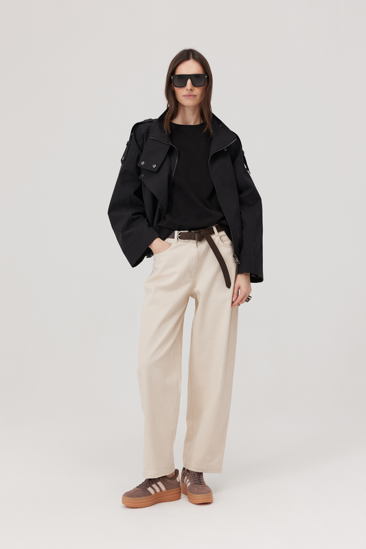 Arni Oversized Black Jacket