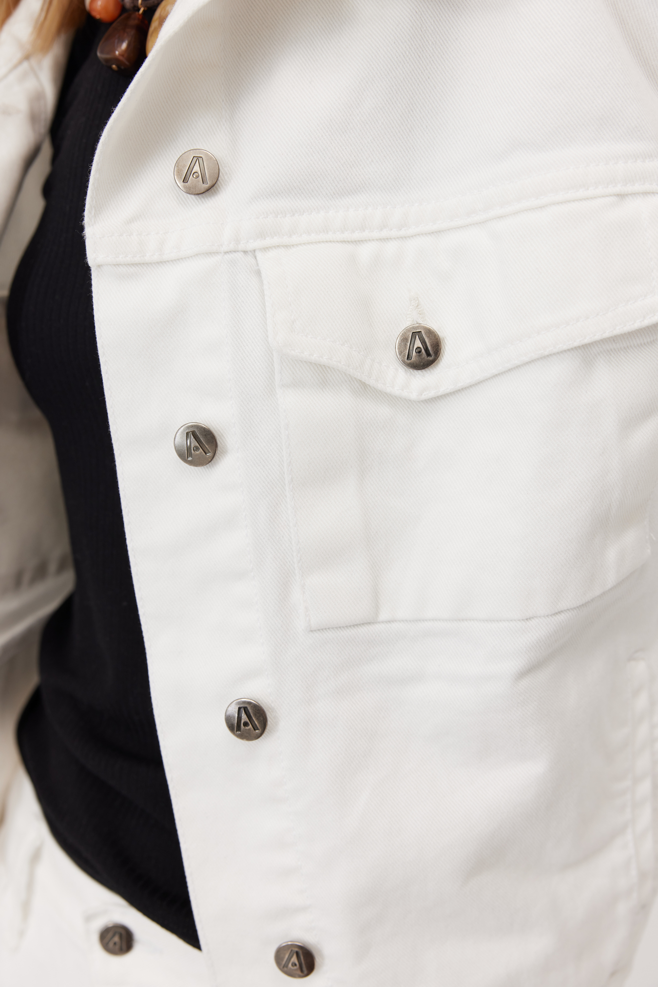 Rodeo White Denim Jacket