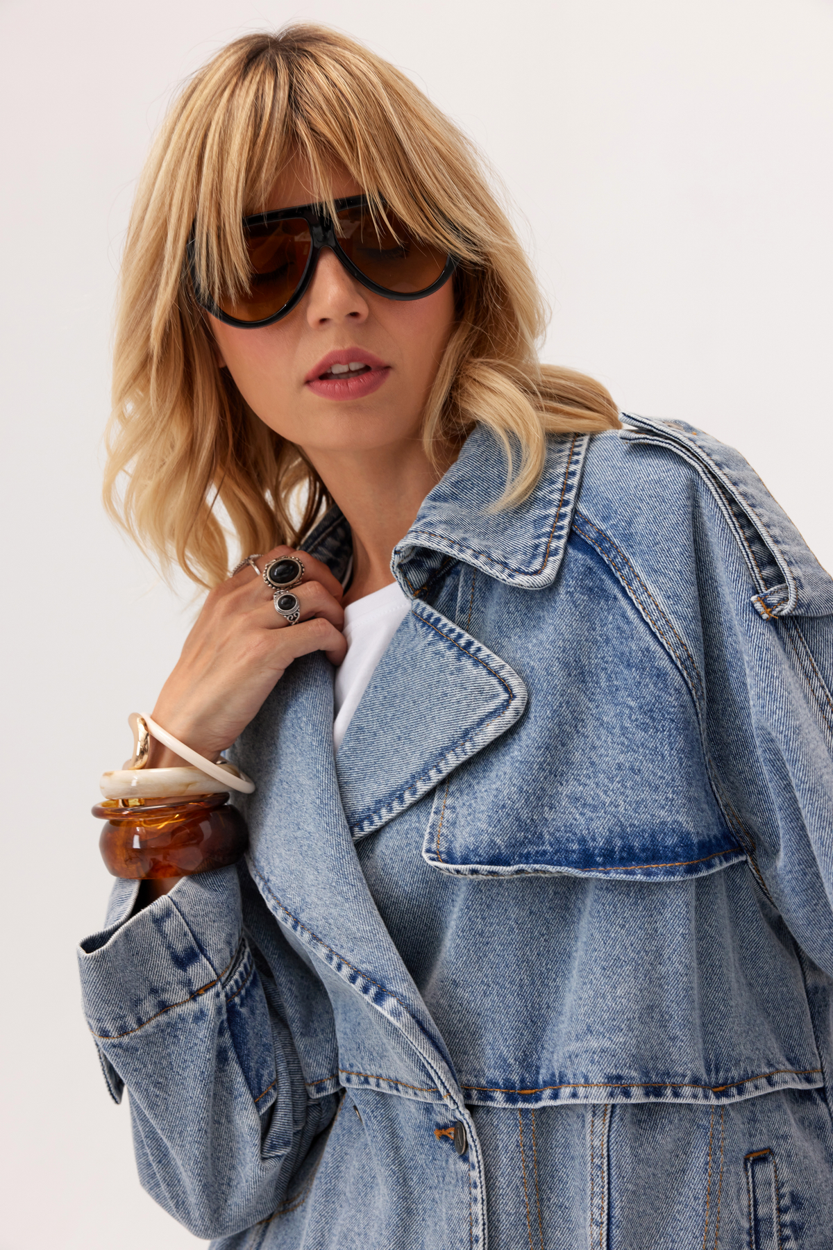 Echo Biker Denim Jacket