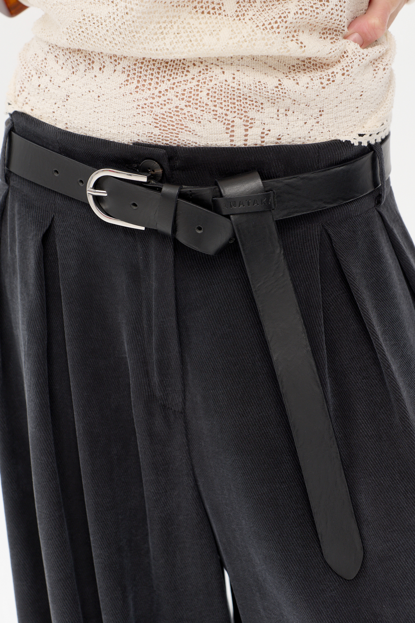 Calvo leather belt
