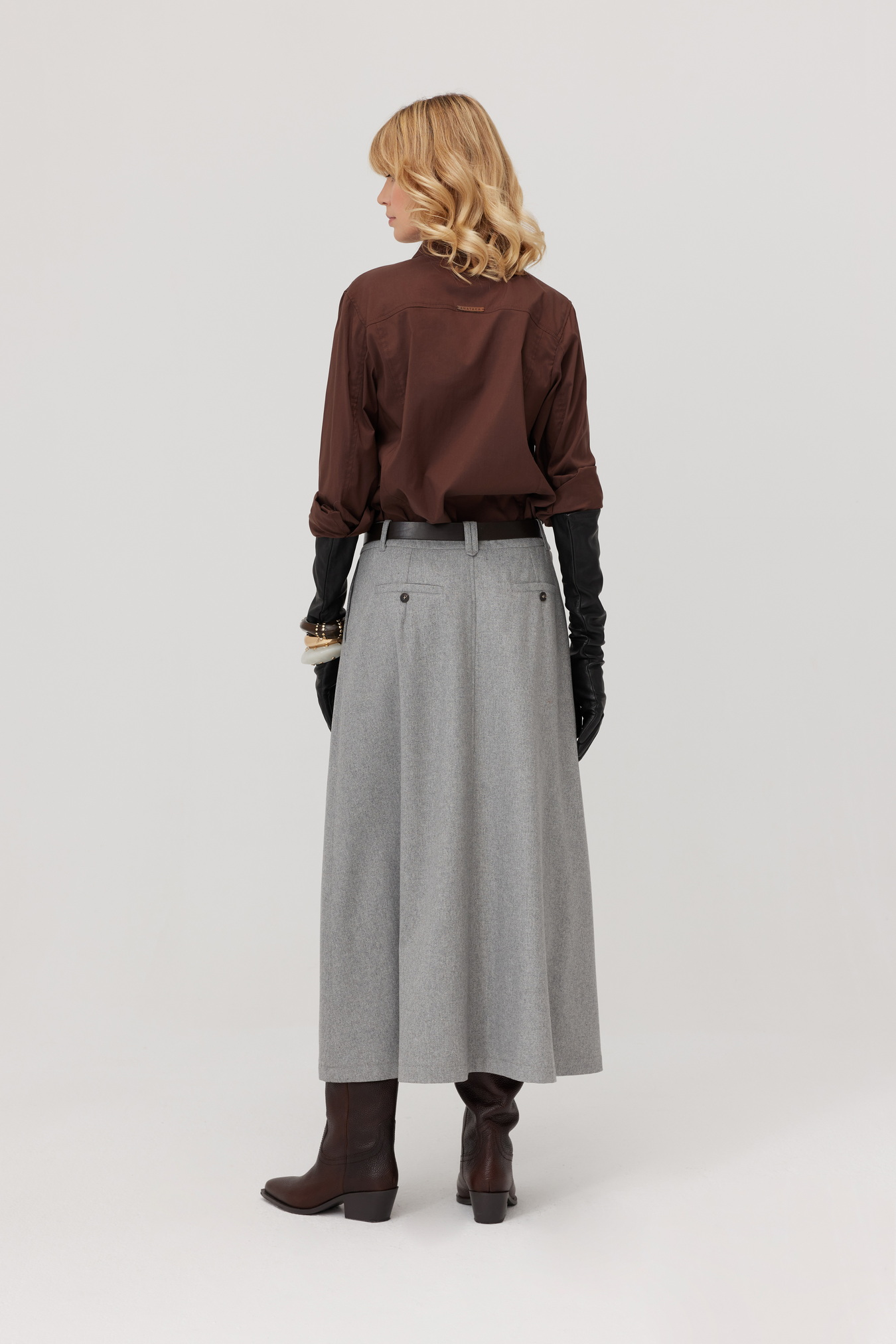 Minimalist Brown Henna Shirt