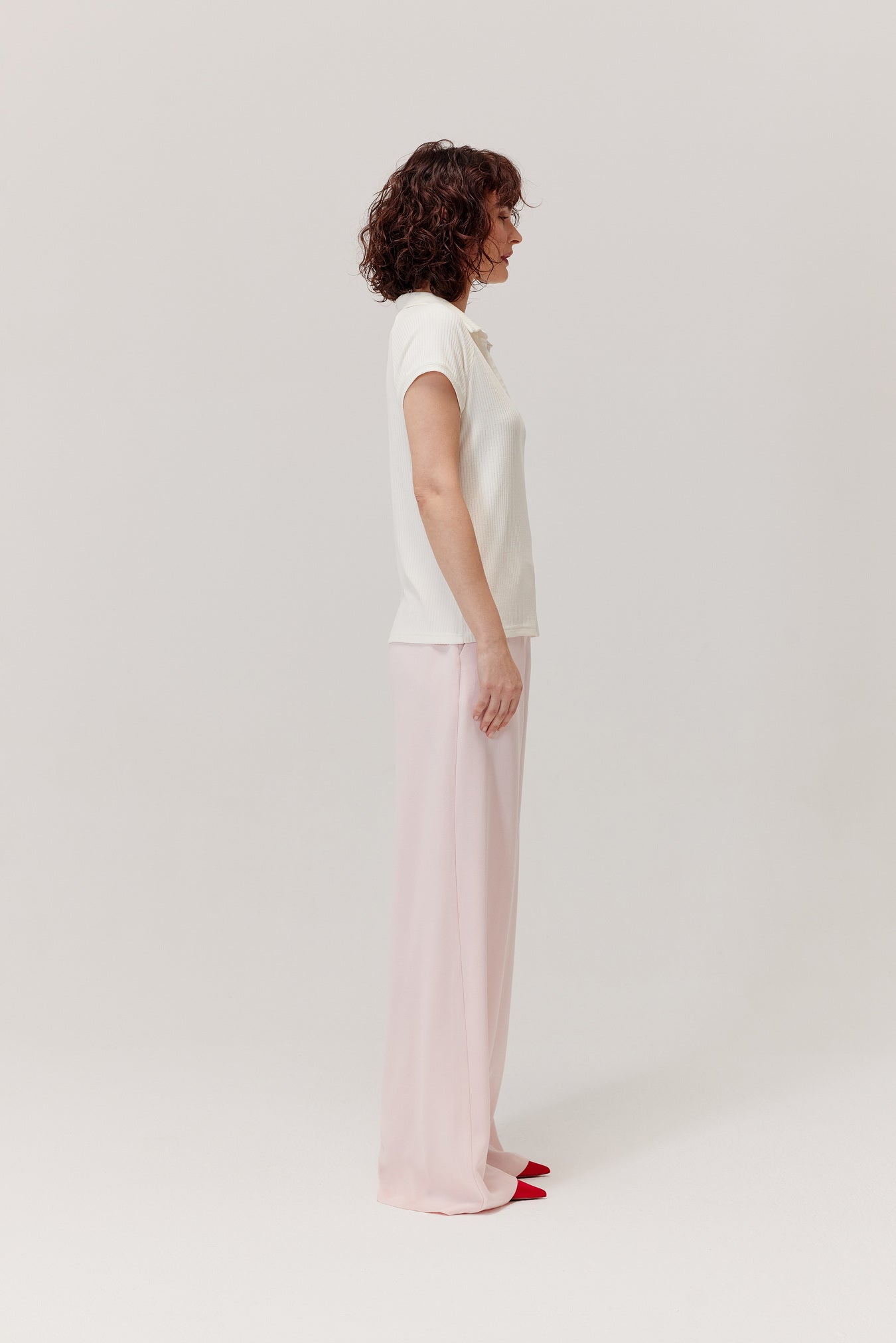Bono Powder Pink Lyocell Trousers