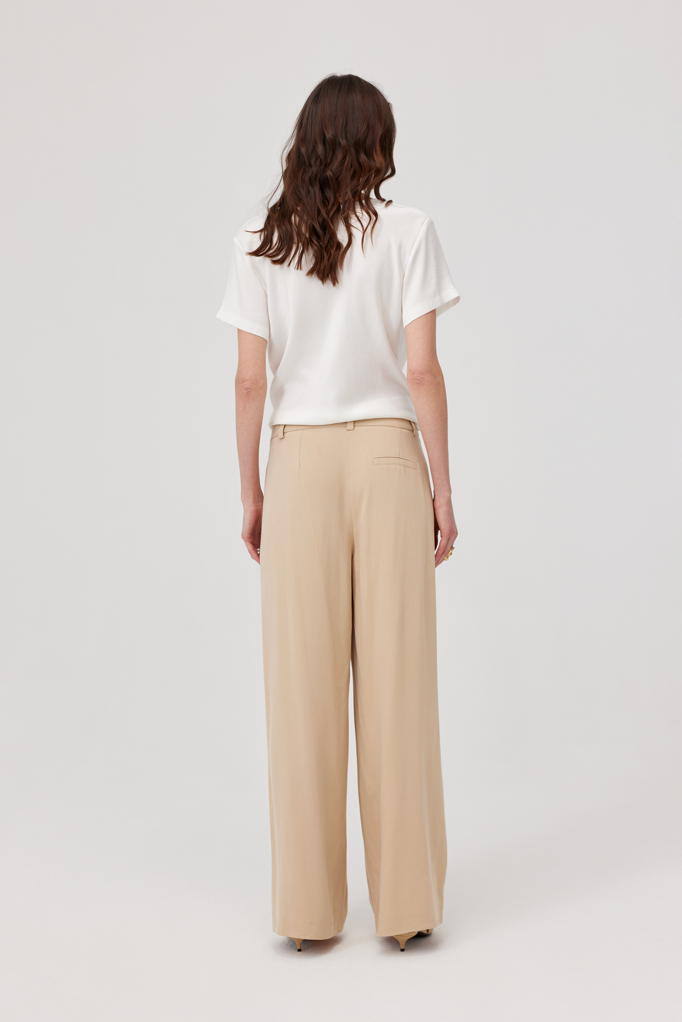 Edgar Beige Suit Trousers