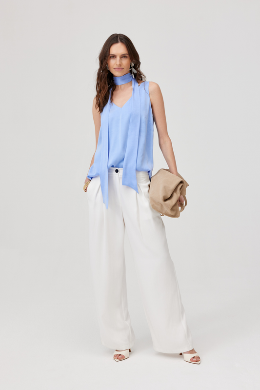 Edgar White Suit Trousers