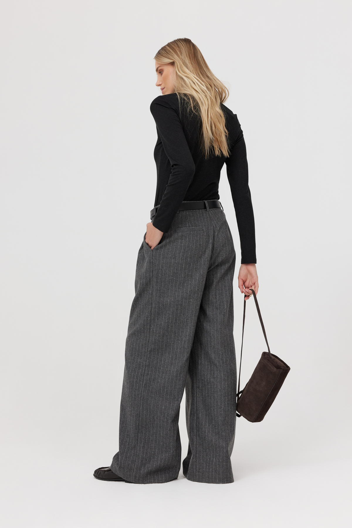 Javier Black Knit Turtleneck
