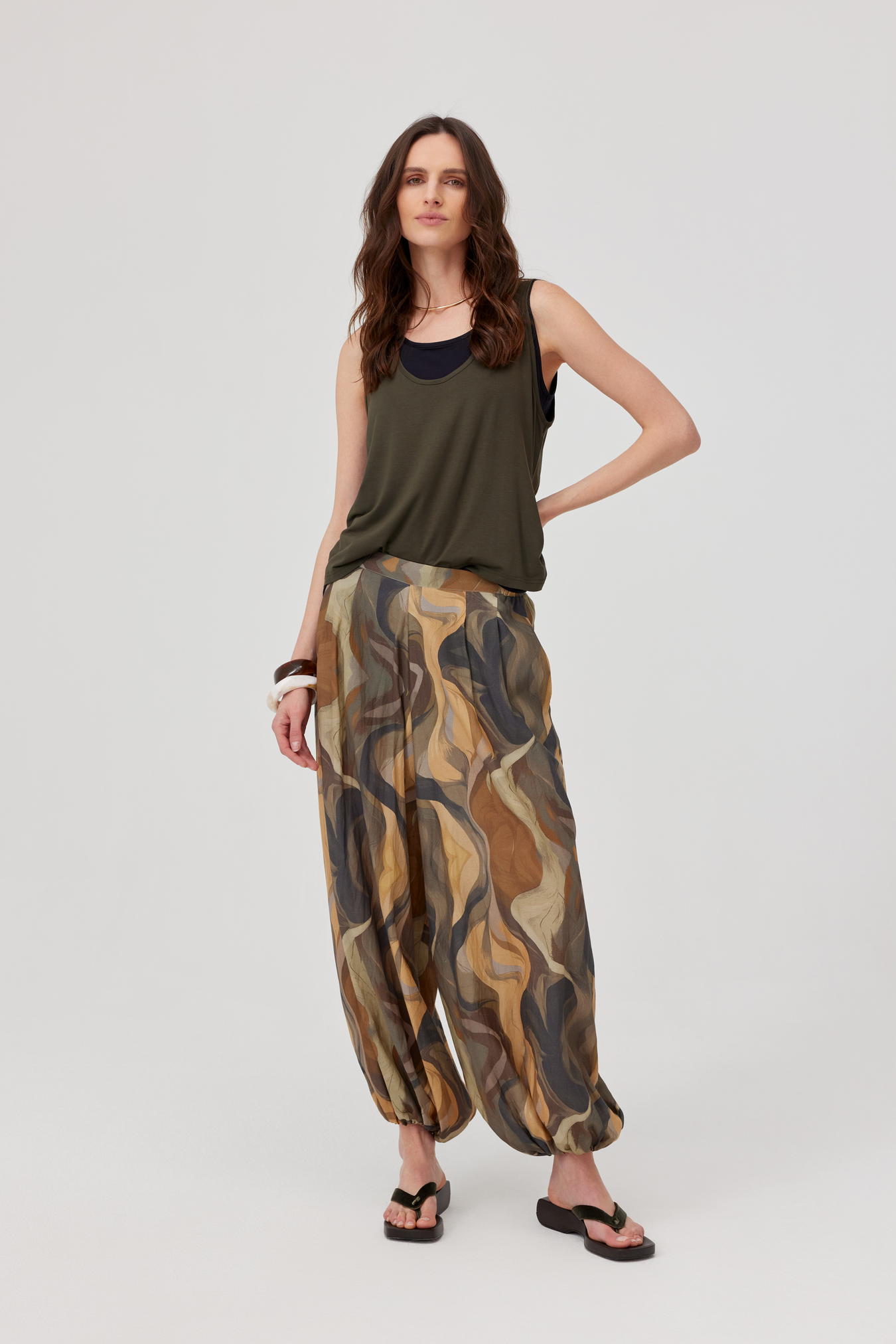 Hania's Printed Trousers
