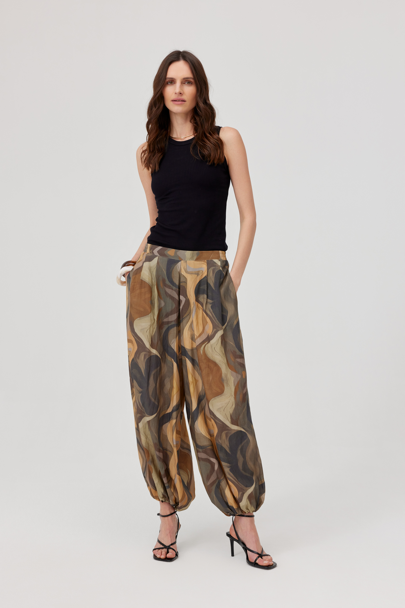 Hania's Printed Trousers