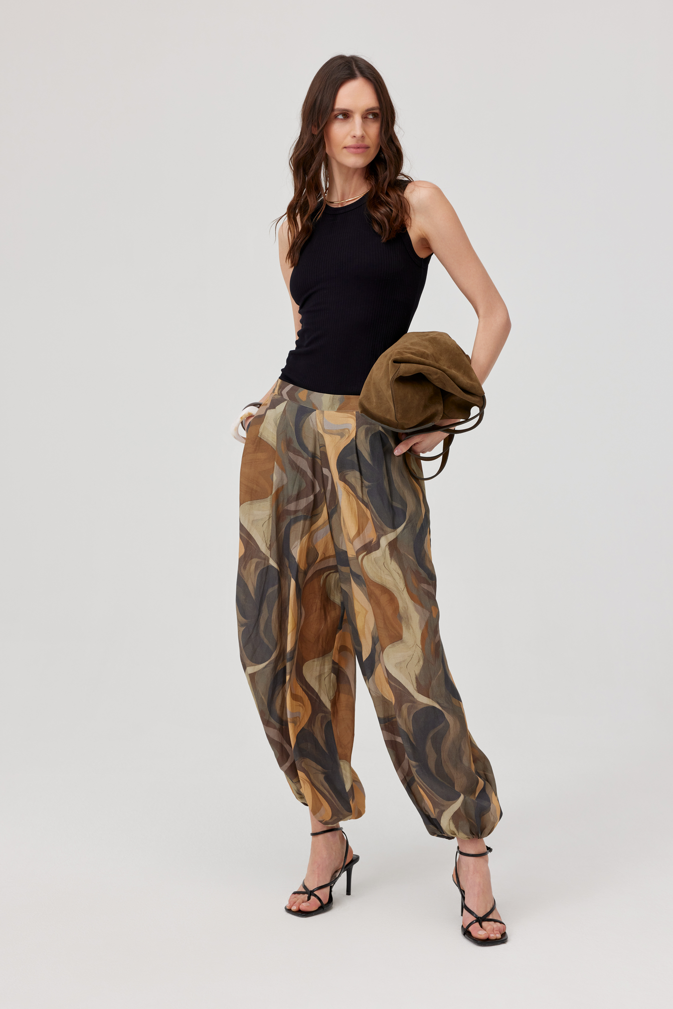 Hania's Printed Trousers