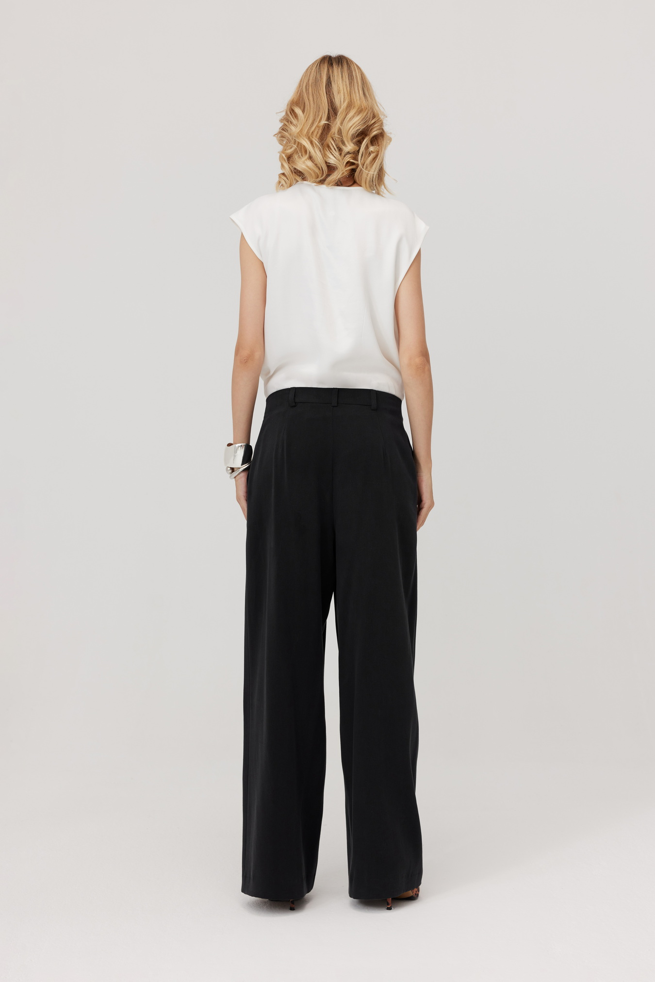 Aylin White Viscose Top