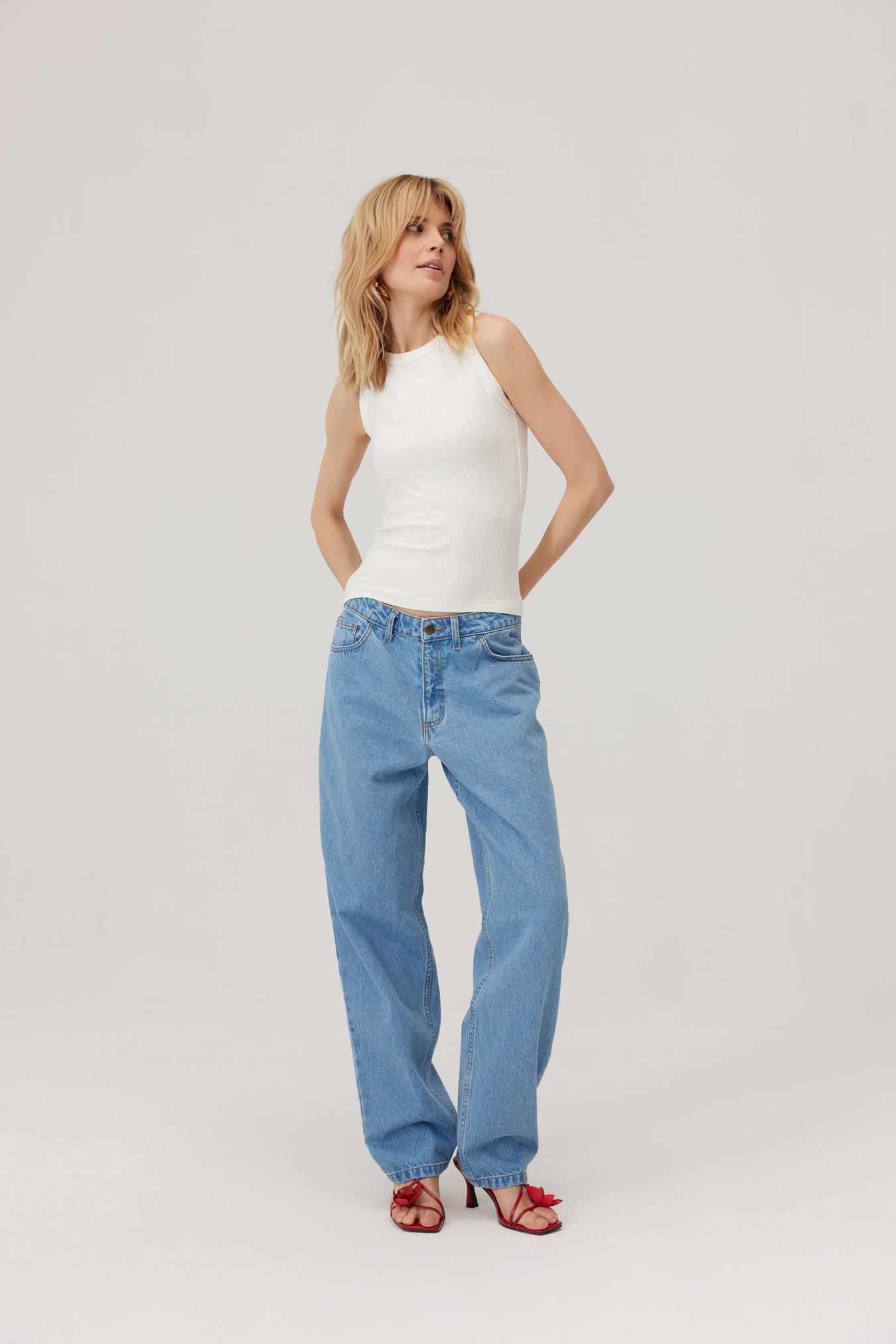 Lasso Denim Trousers