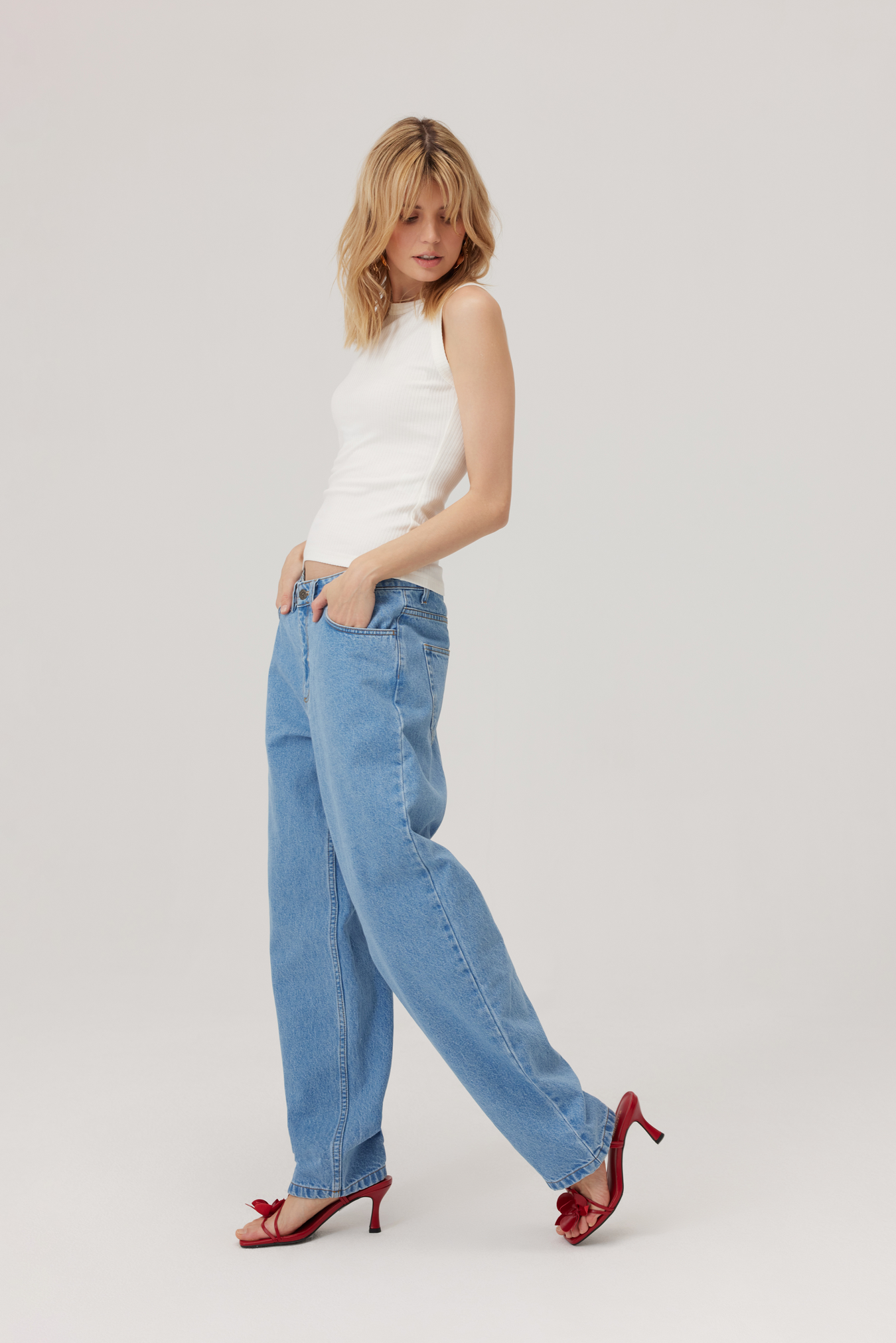 Lasso Denim Trousers