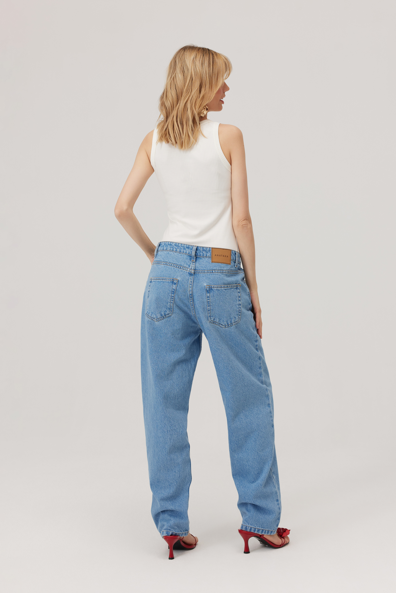 Basic Boxer Top Ecru