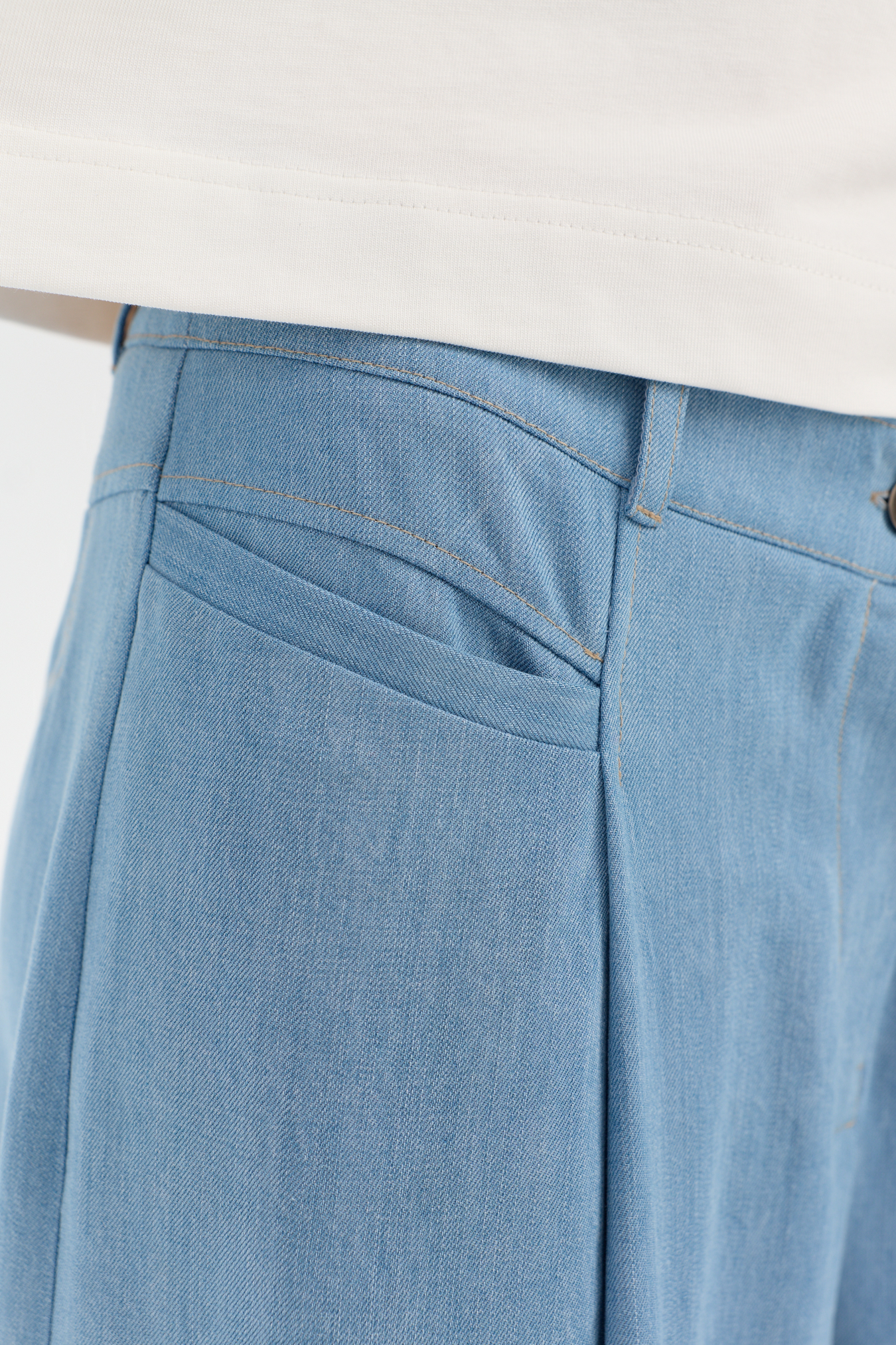 Ralph Blue Lyocell Trousers