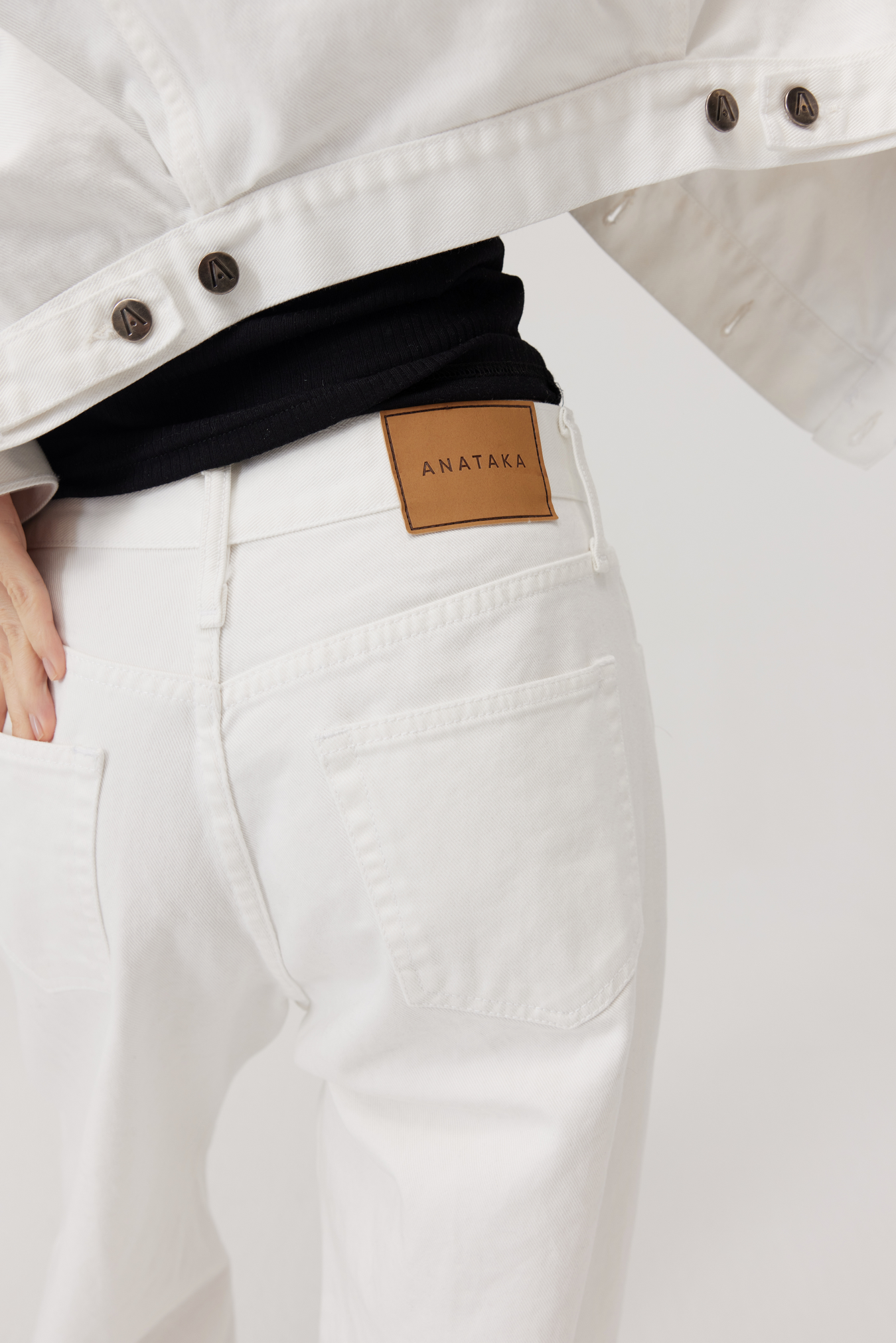 Rodeo White Denim Trousers