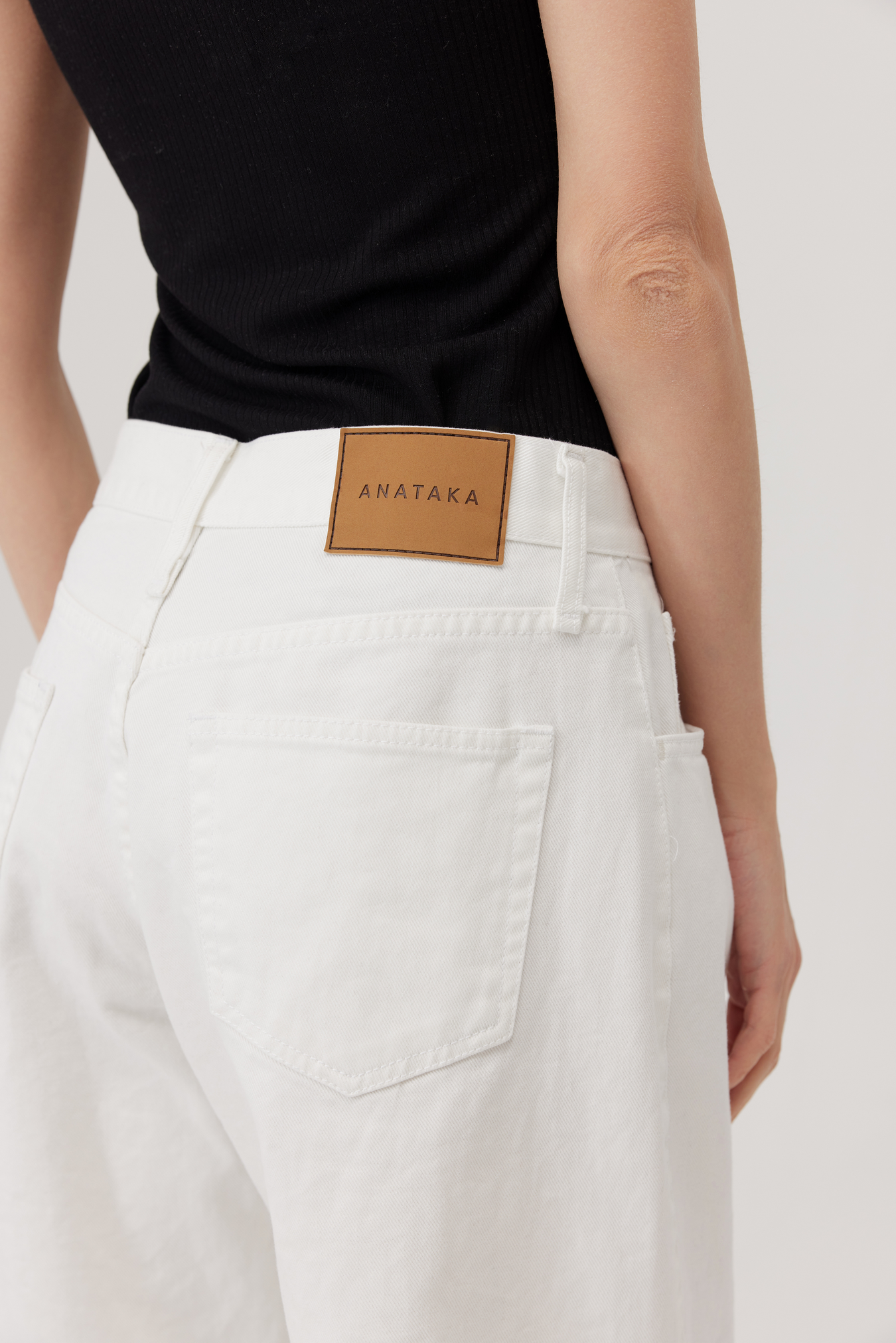 Rodeo White Denim Trousers