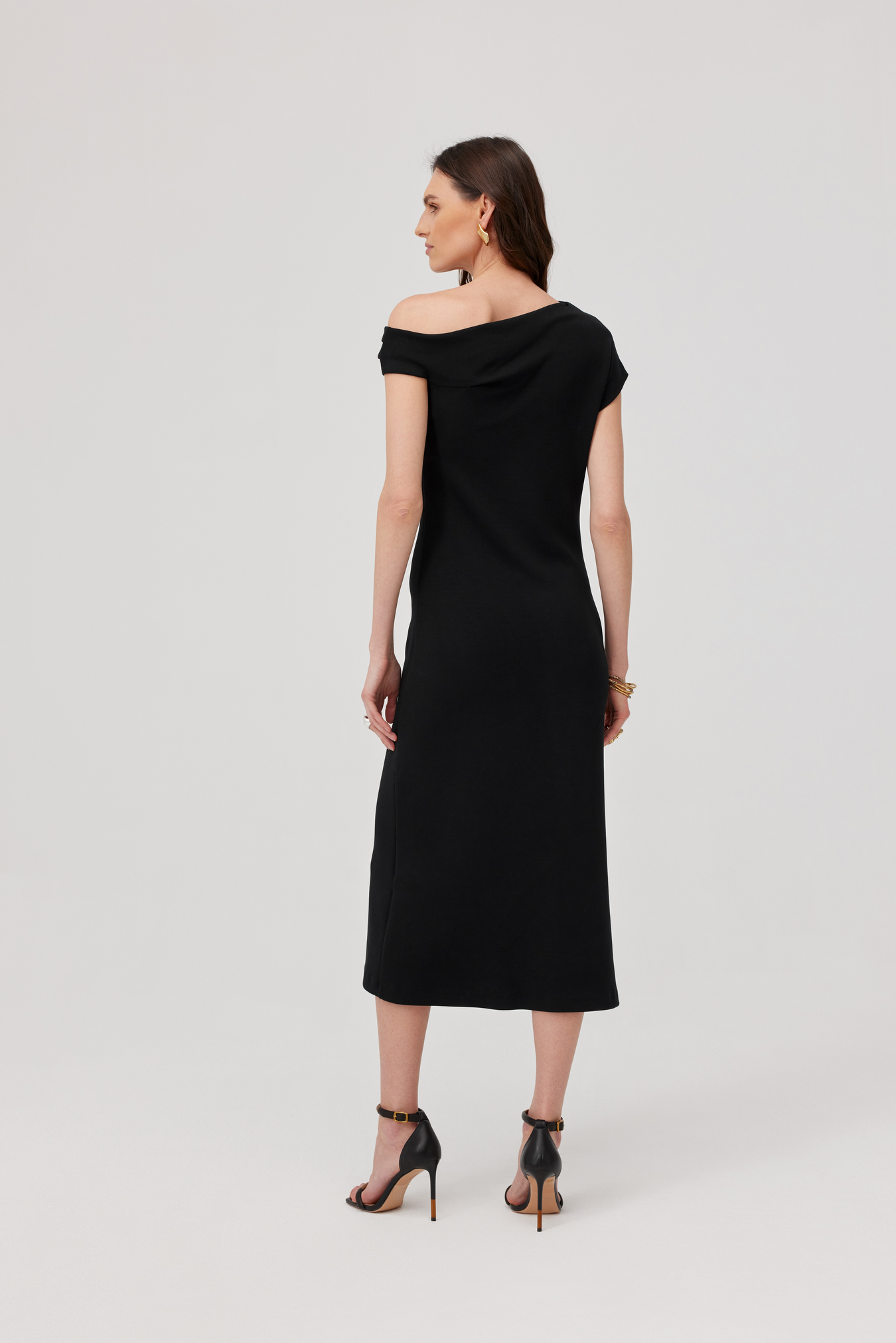 Heartbreaker Black Midi Dress