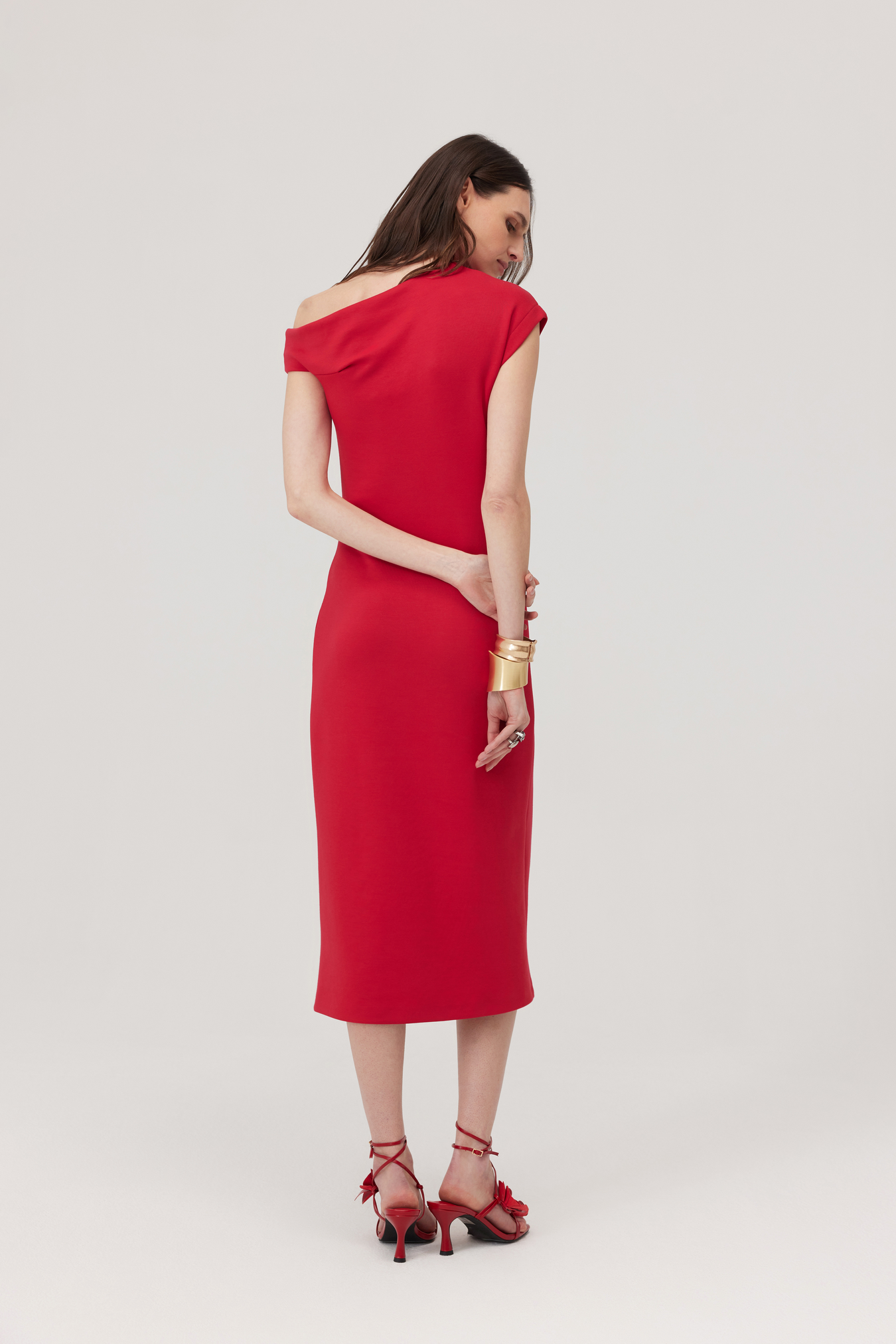 Heartbreaker Red Midi Dress