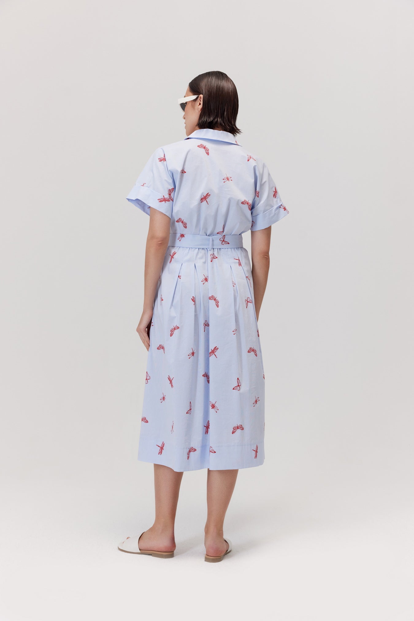 Inori Blue Midi Dress