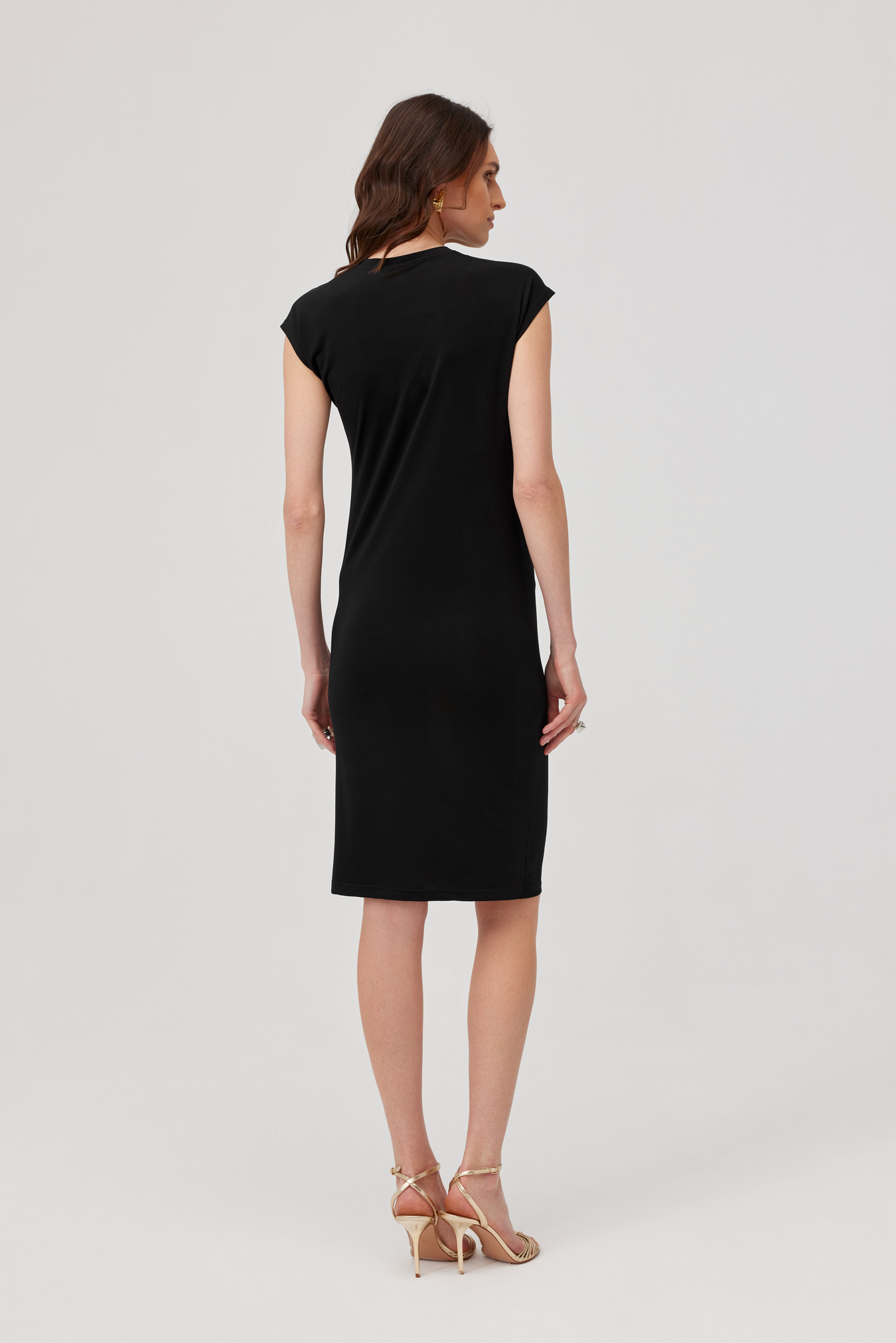 Rick Viscose Dress Black