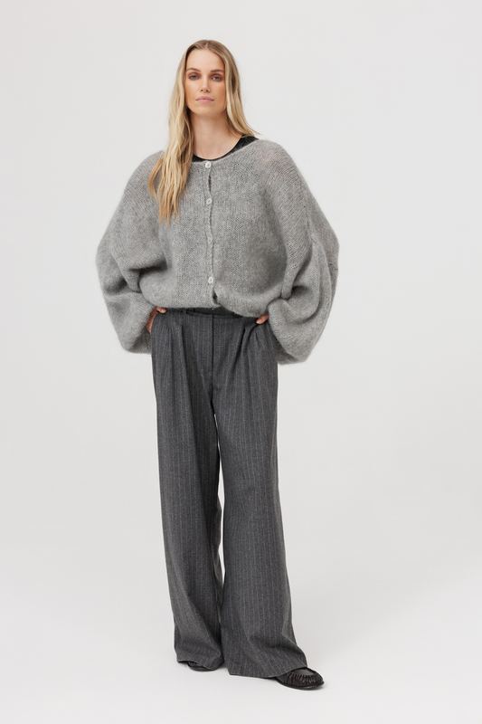 Harington Mohair Sweater Grey