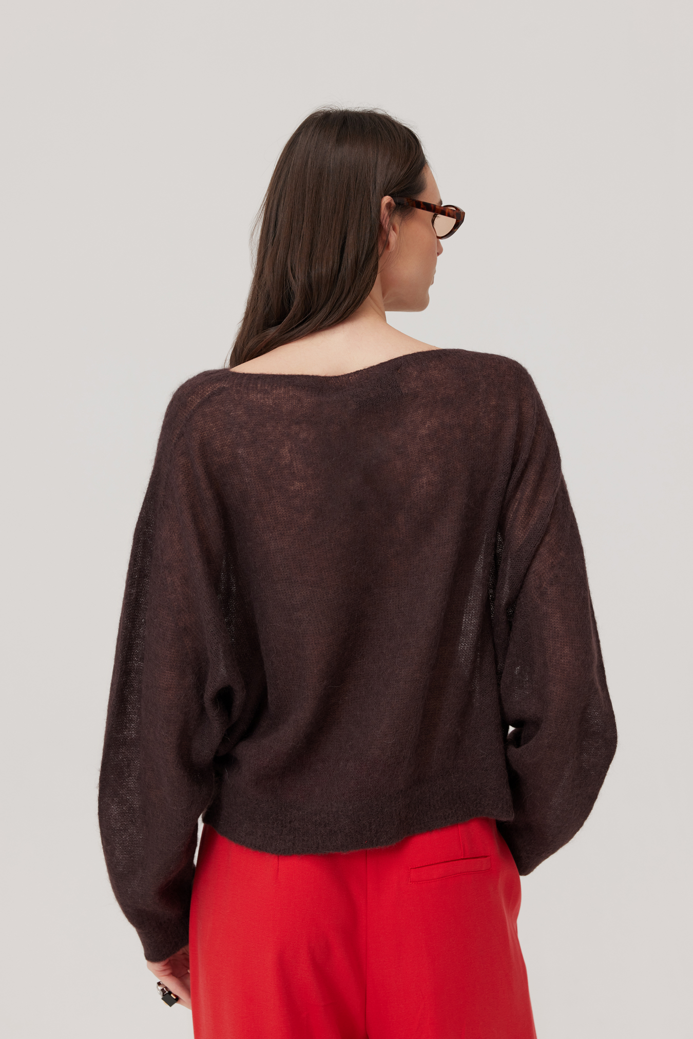 Alpaca Sweater Kelly Brown