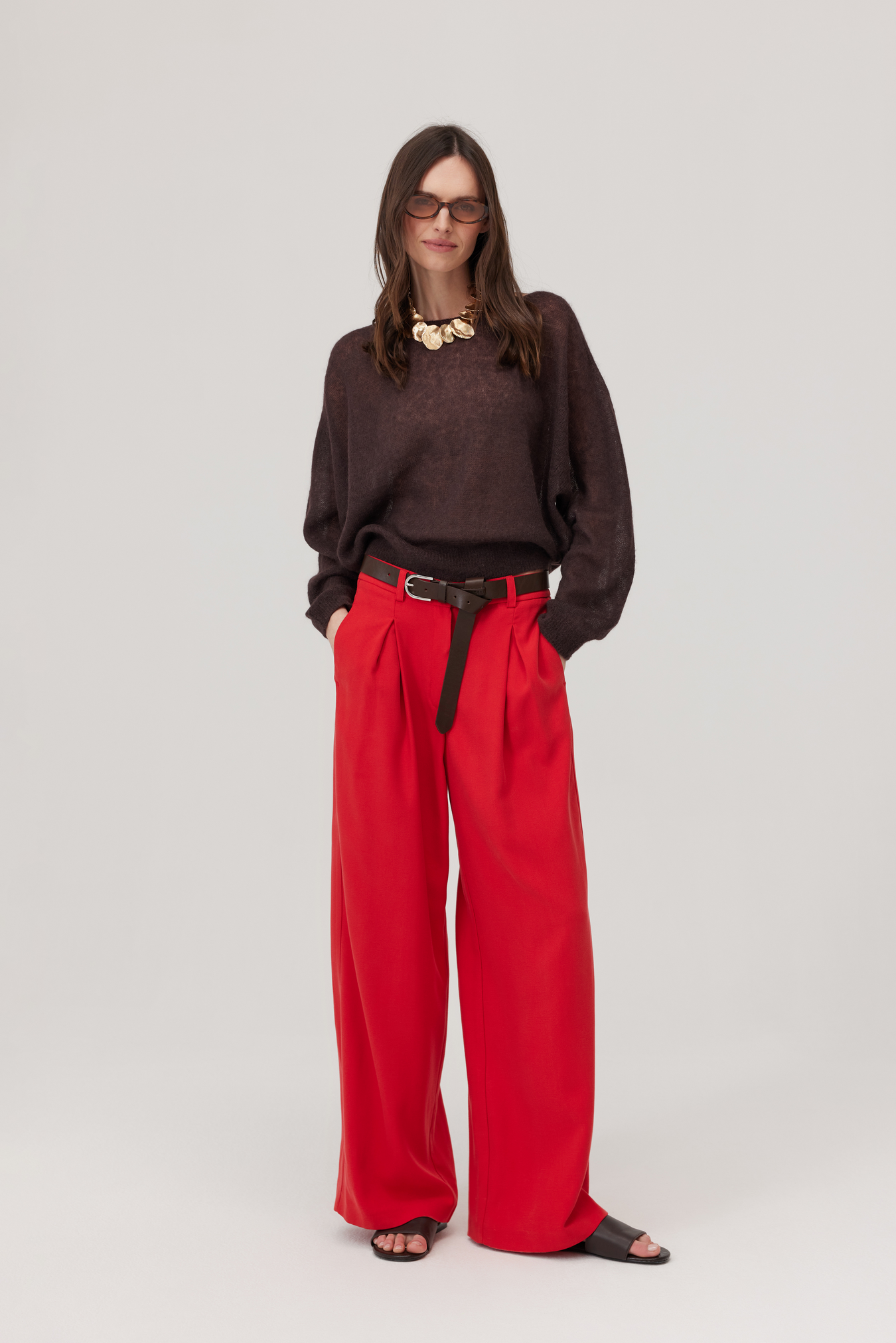Alpaca Sweater Kelly Brown