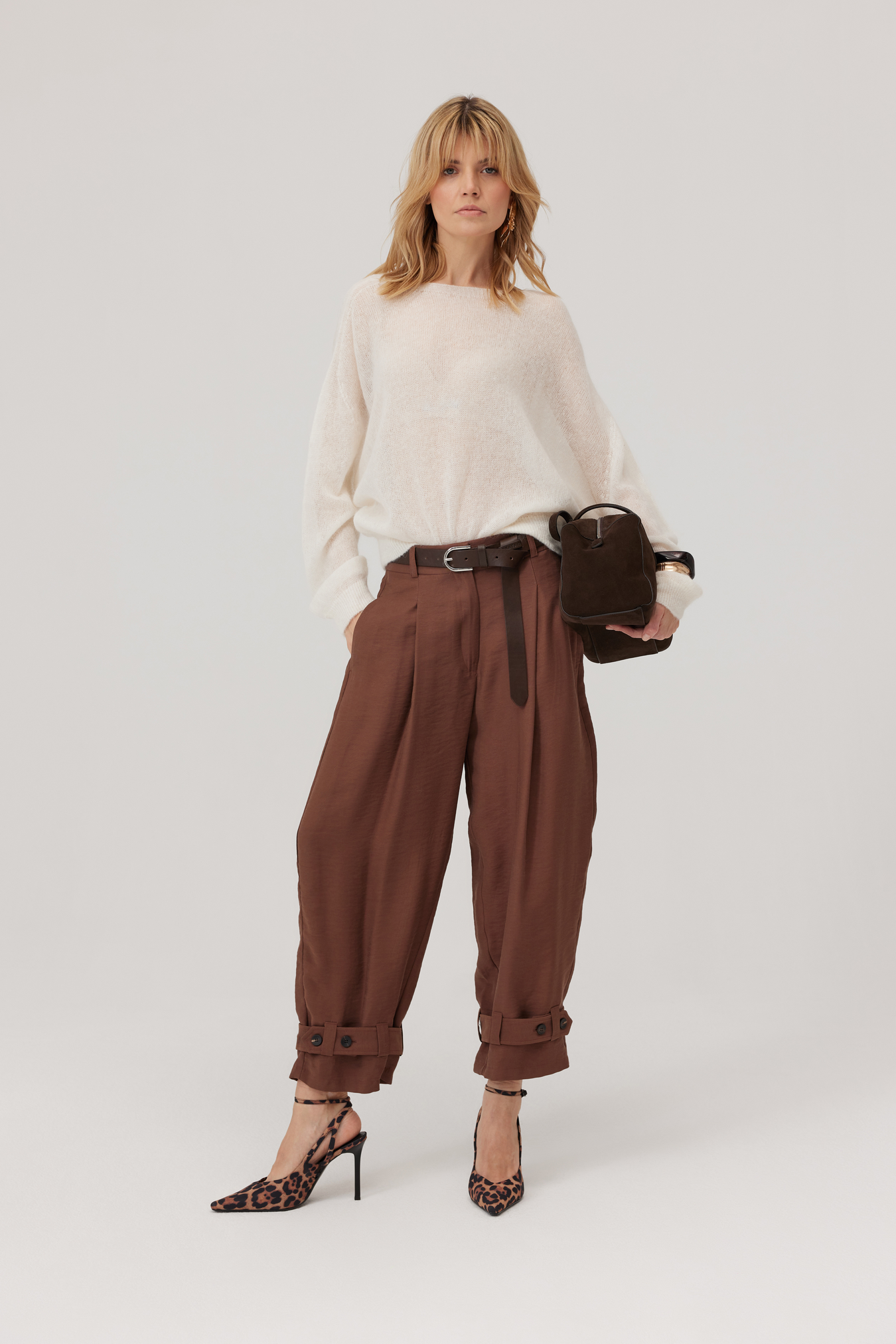 Kelly Ecru Alpaca Sweater