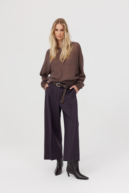 Kelly Mocha Alpaca Sweater
