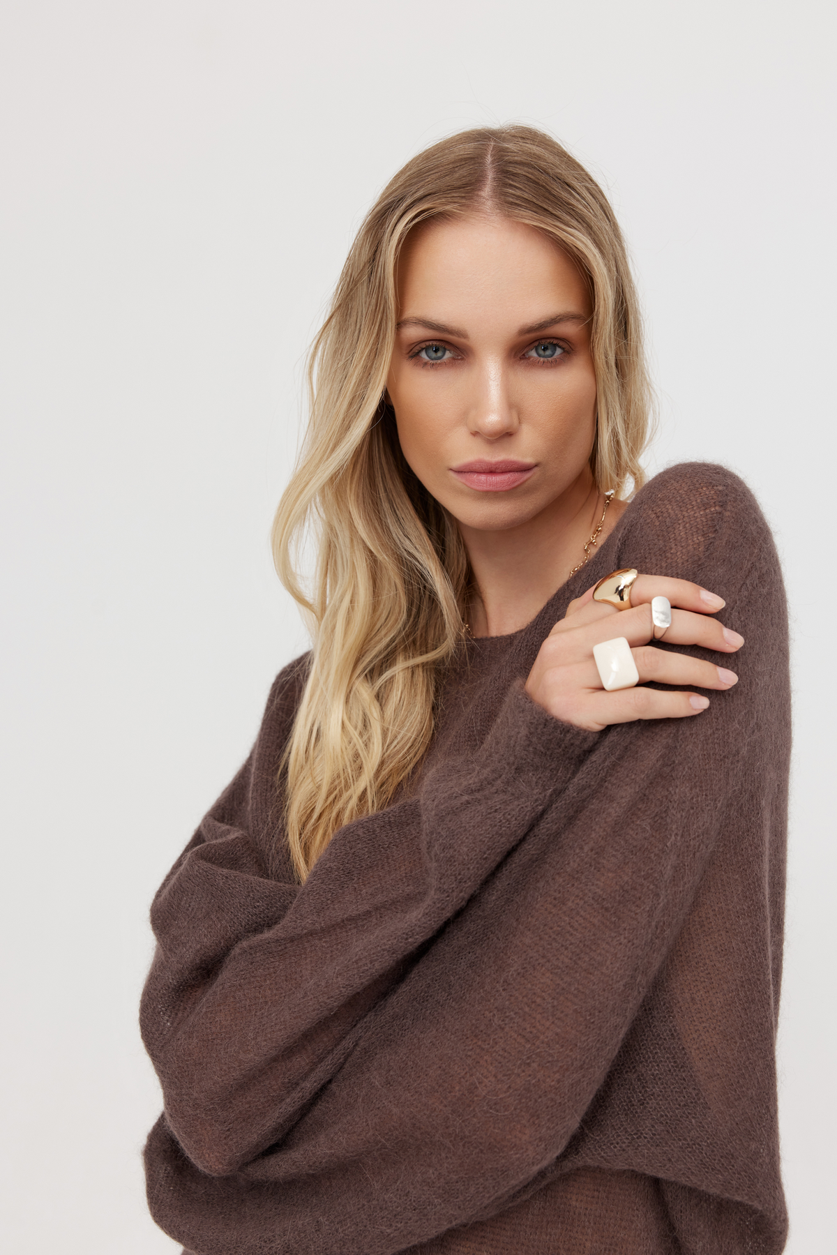 Kelly Mocha Alpaca Sweater
