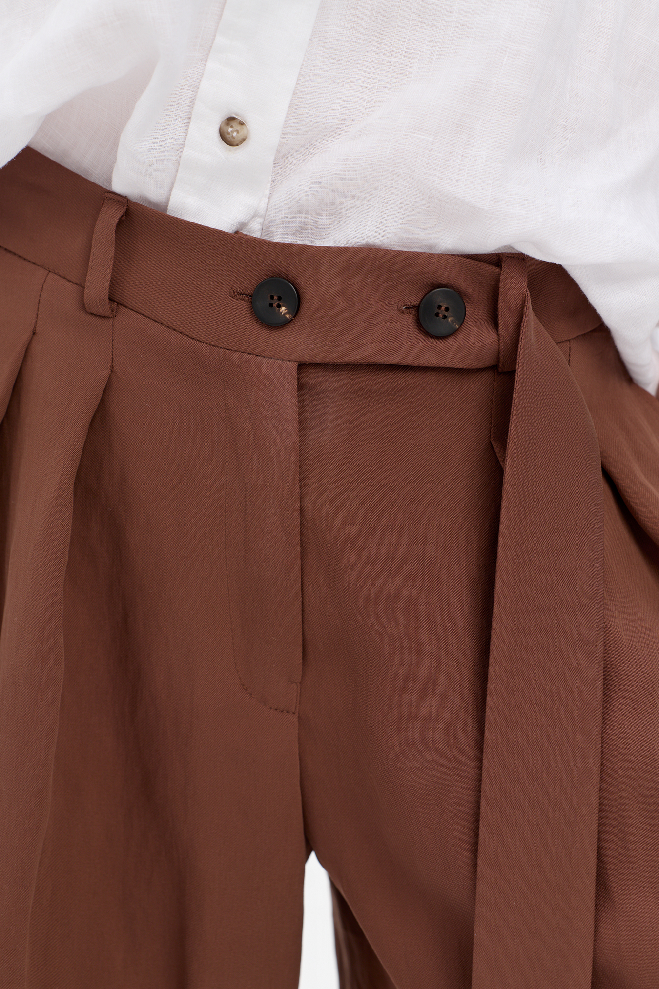 Enzo Knee-Length Shorts, Brown