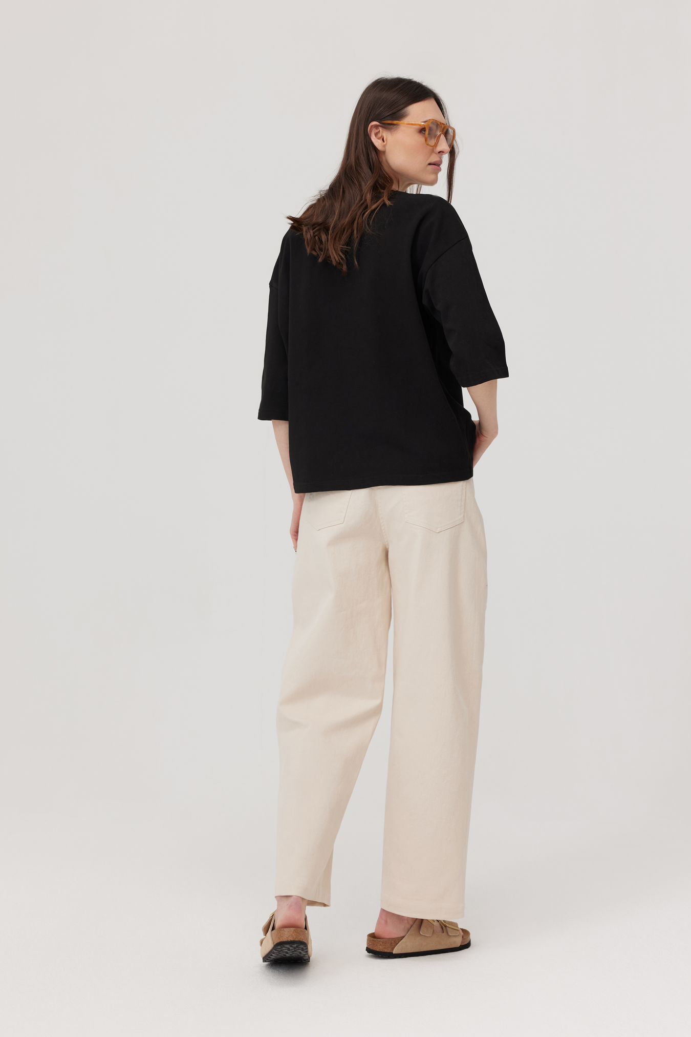 Malm Black Cotton T-Shirt